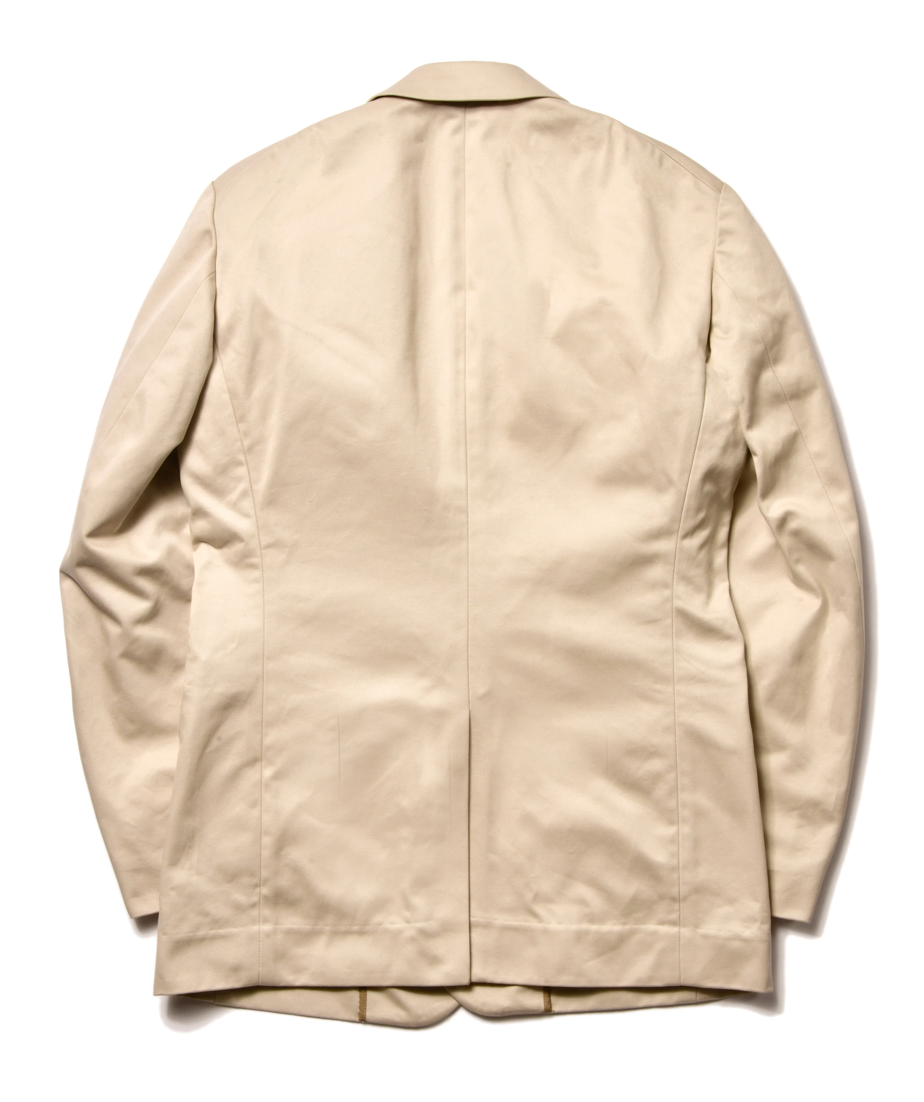 1950s COTTON CHINO SPORTS COAT / BEIGE - Image 3