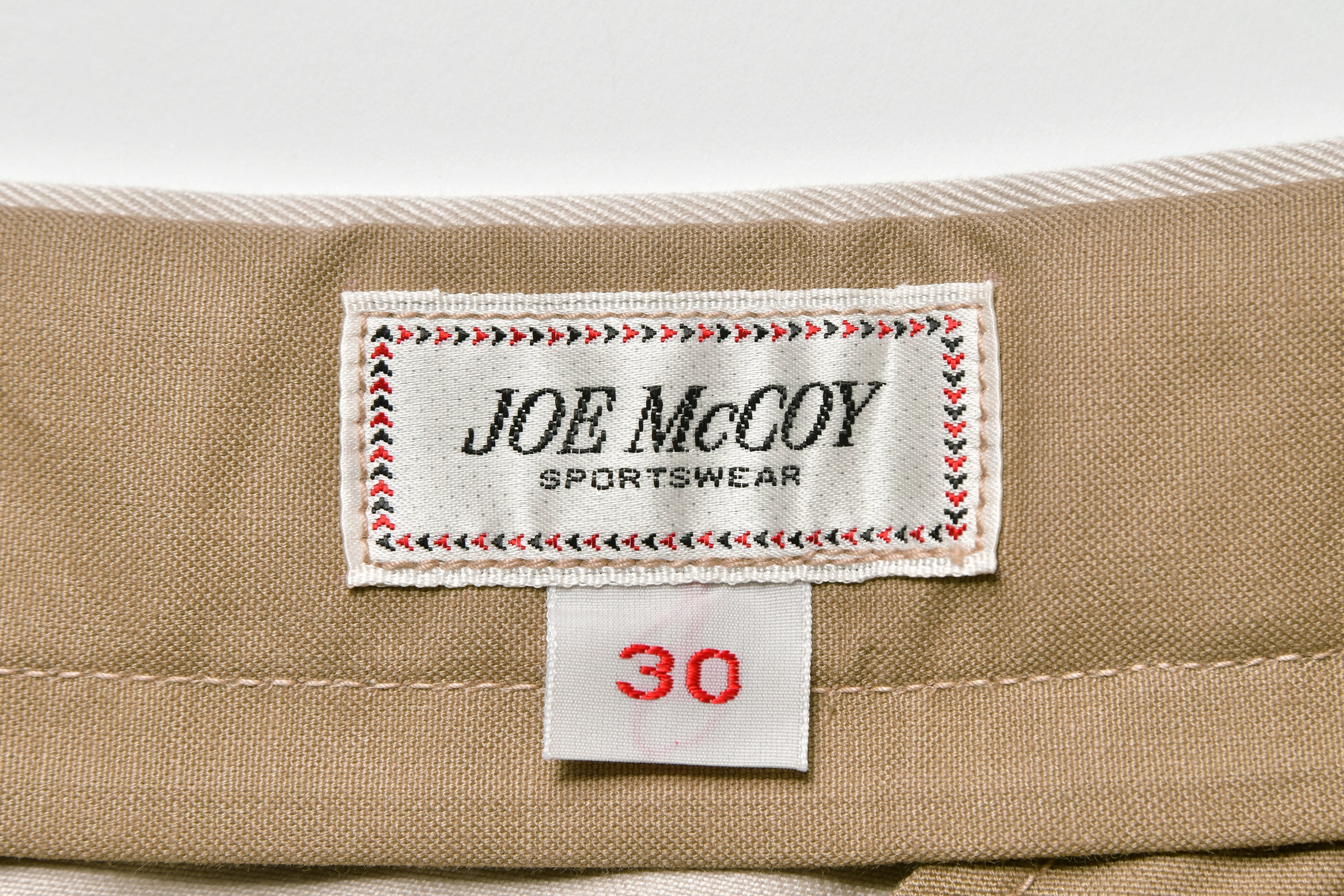 1950s COTTON CHINO TROUSERS / BEIGE - Image 4