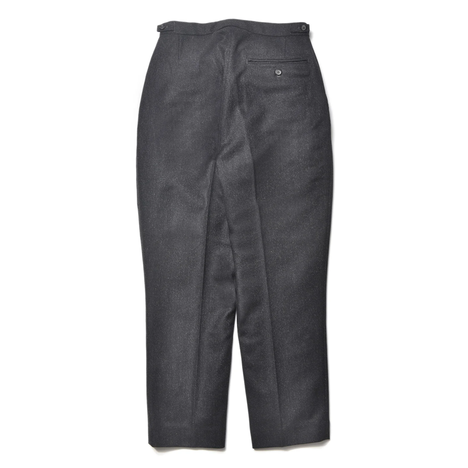 1950s WOOL TROUSERS / CHARCOAL - Image 3