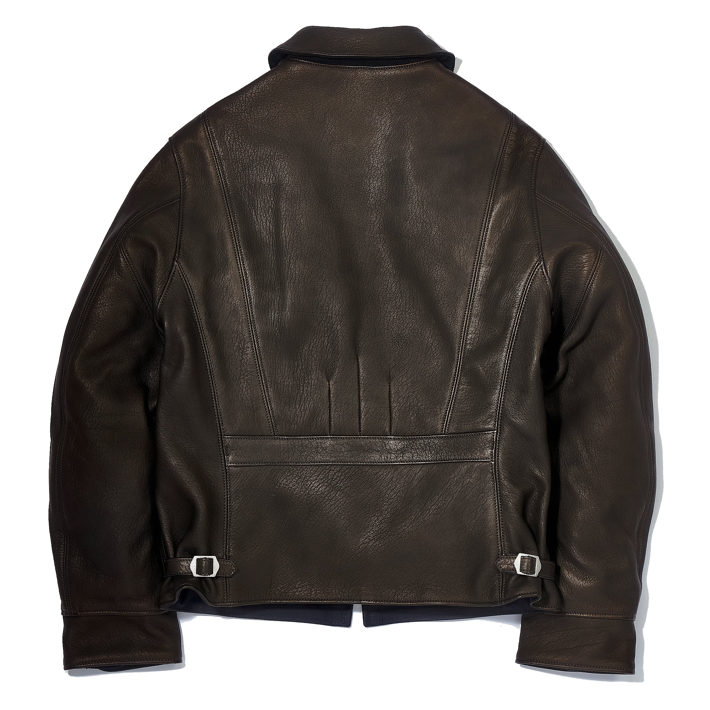 30s LEATHER SPORTS JACKET / FREEMAN (DEERSKIN) - Image 3