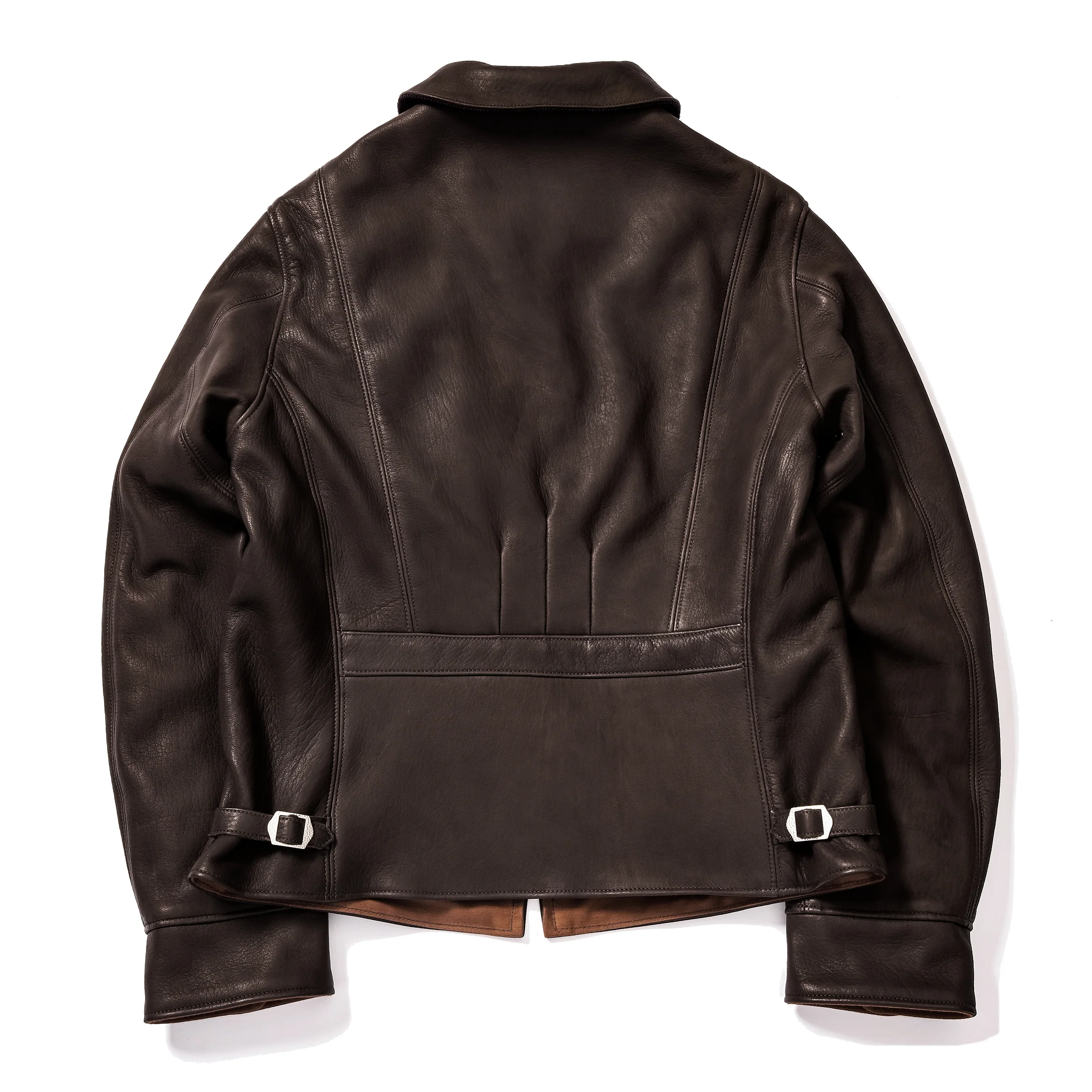 30s LEATHER SPORTS JACKET / FREEMAN (DEERSKIN) - Image 3