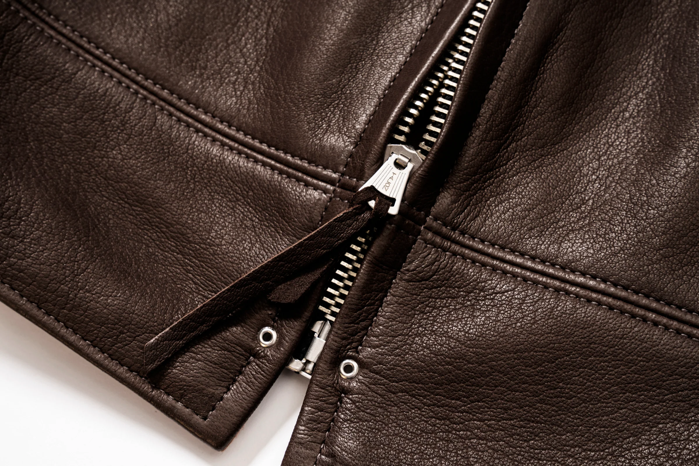 30s LEATHER SPORTS JACKET / FREEMAN (DEERSKIN) - Image 8