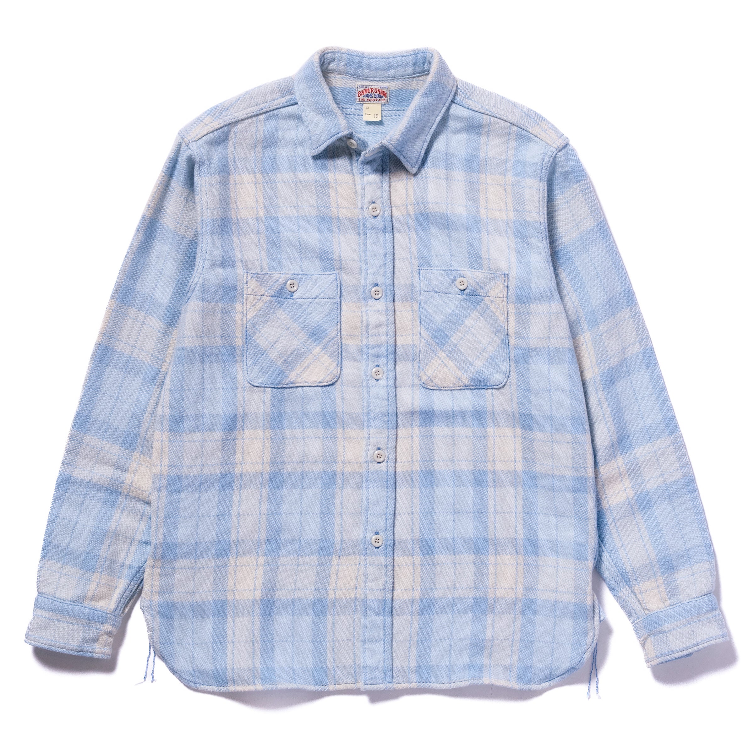 8HU BLOCK CHECK SUMMER FLANNEL SHIRT - Image 2