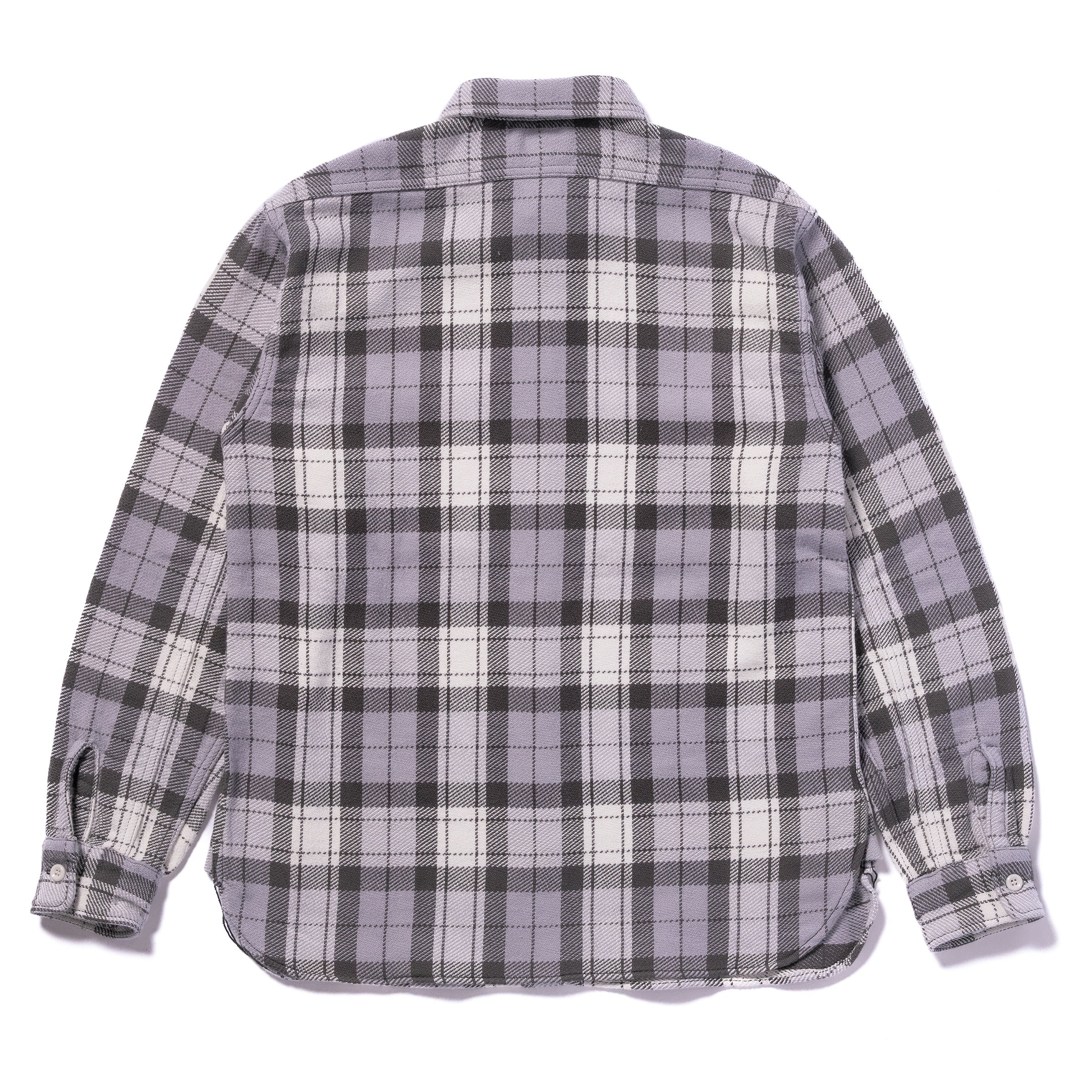 8HU BLOCK CHECK SUMMER FLANNEL SHIRT - Image 3