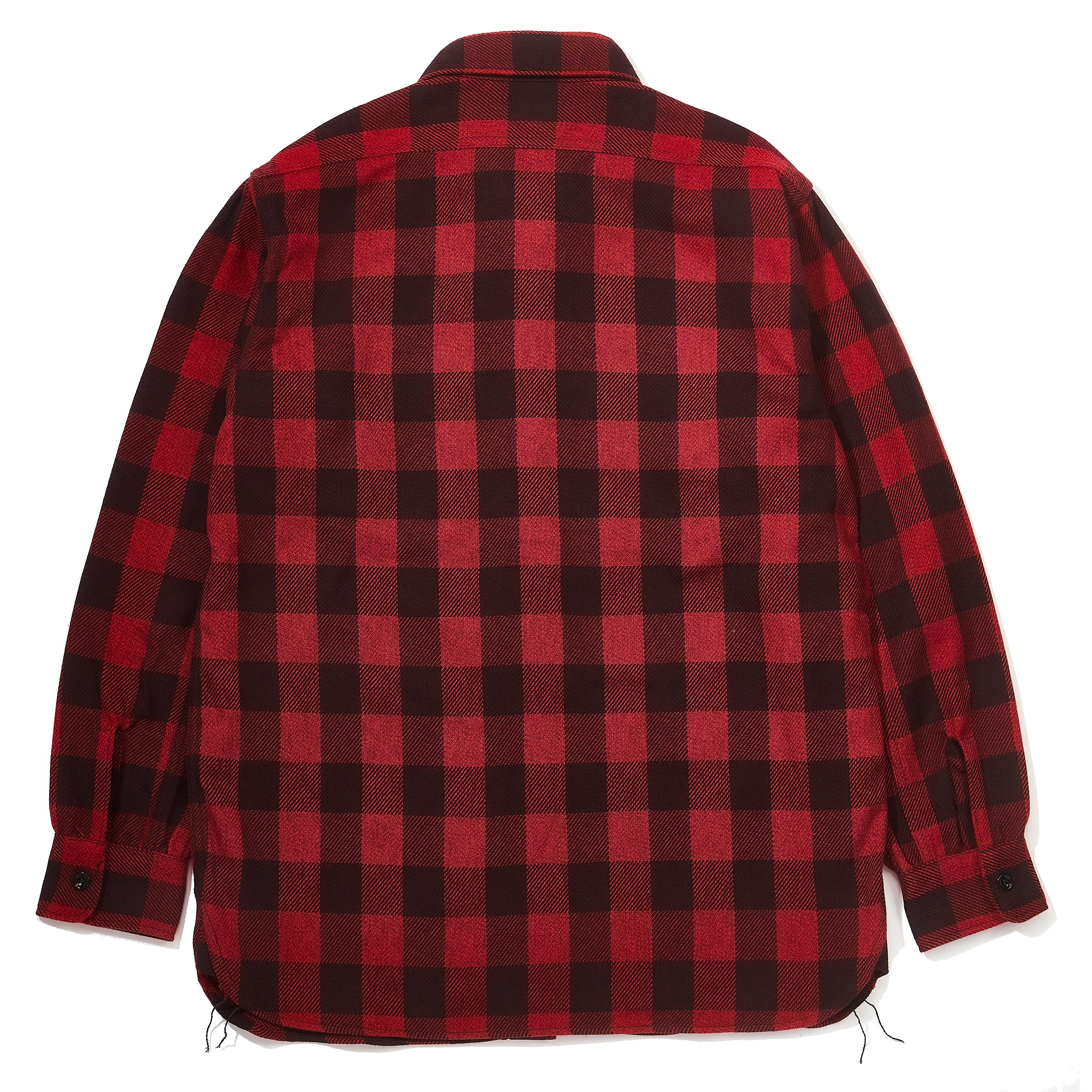 8HU TWISTED-YARN BUFFALO CHECK FLANNEL SHIRT - Image 3