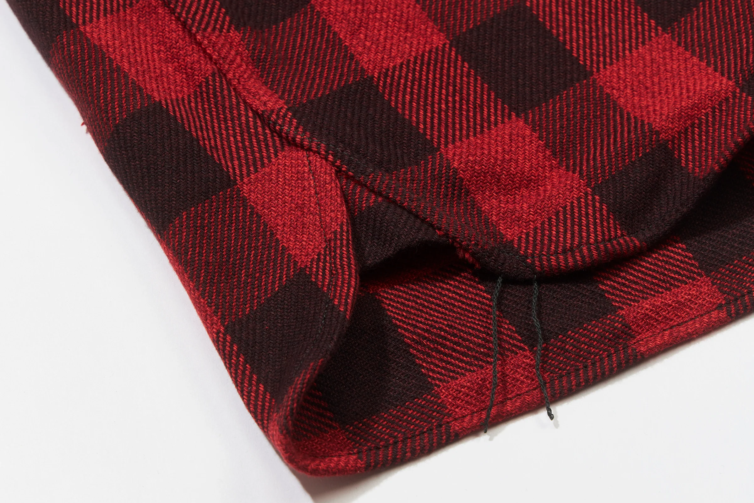 8HU TWISTED-YARN BUFFALO CHECK FLANNEL SHIRT - Image 6