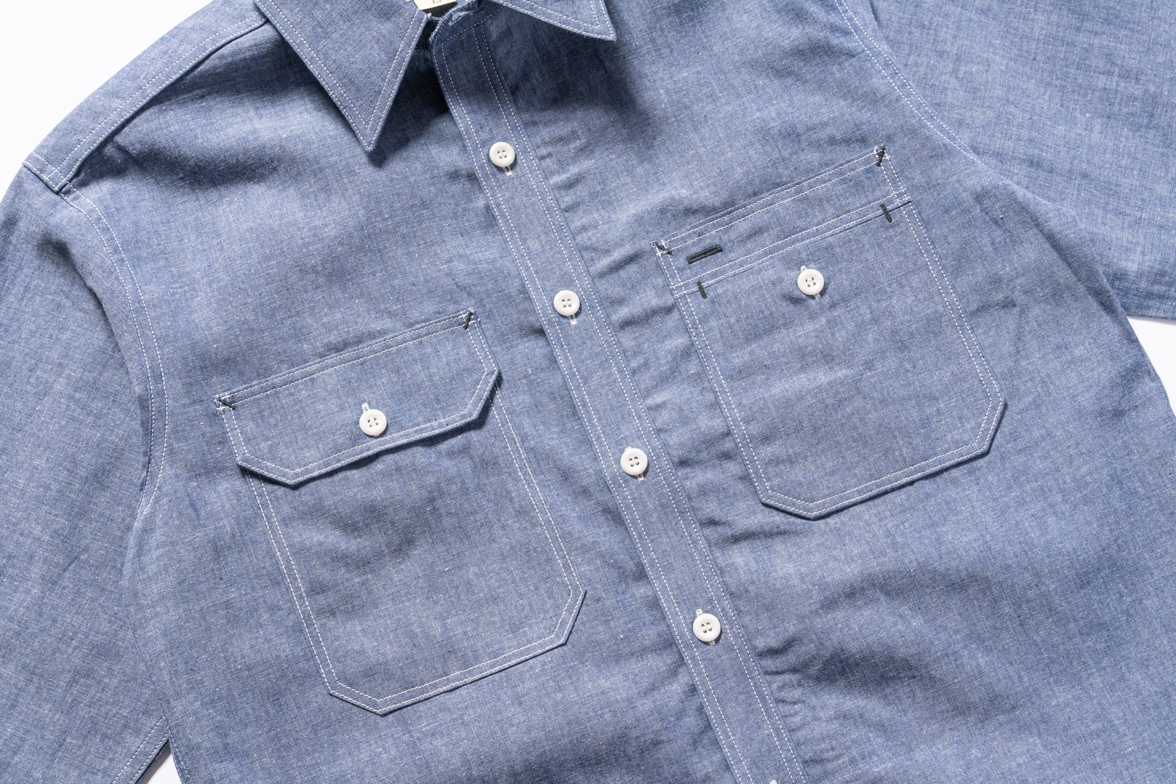 8HU CHAMBRAY SERVICEMAN SHIRT - Image 4