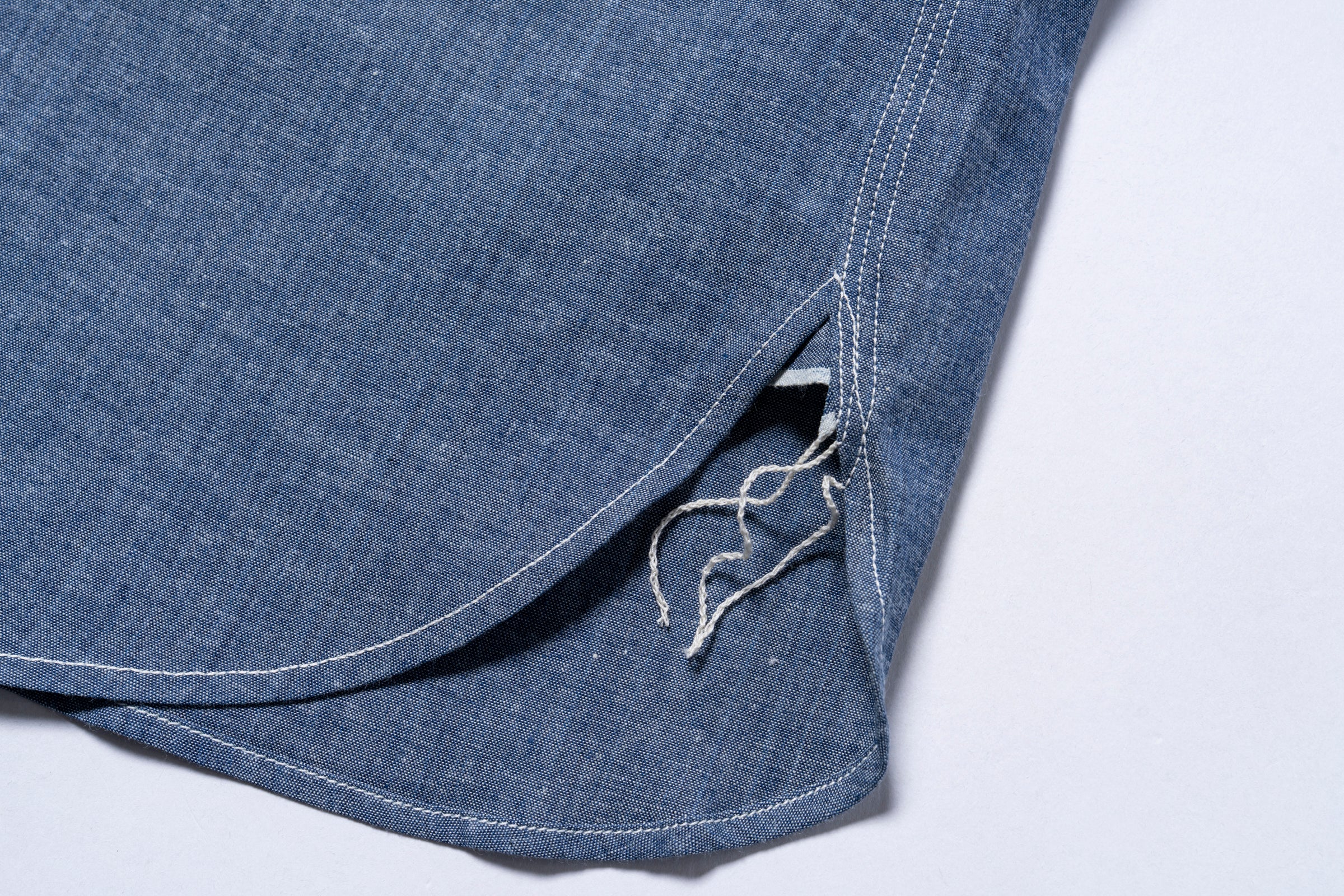 8HU CHAMBRAY SERVICEMAN WORK SHIRT - Image 8