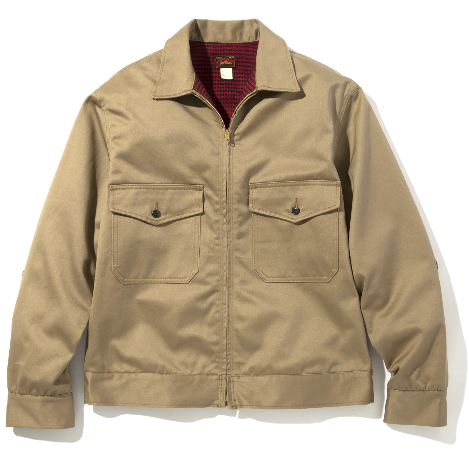8HU HEAVY COTTON DRILL F/Z WORK JACKET - Image 2