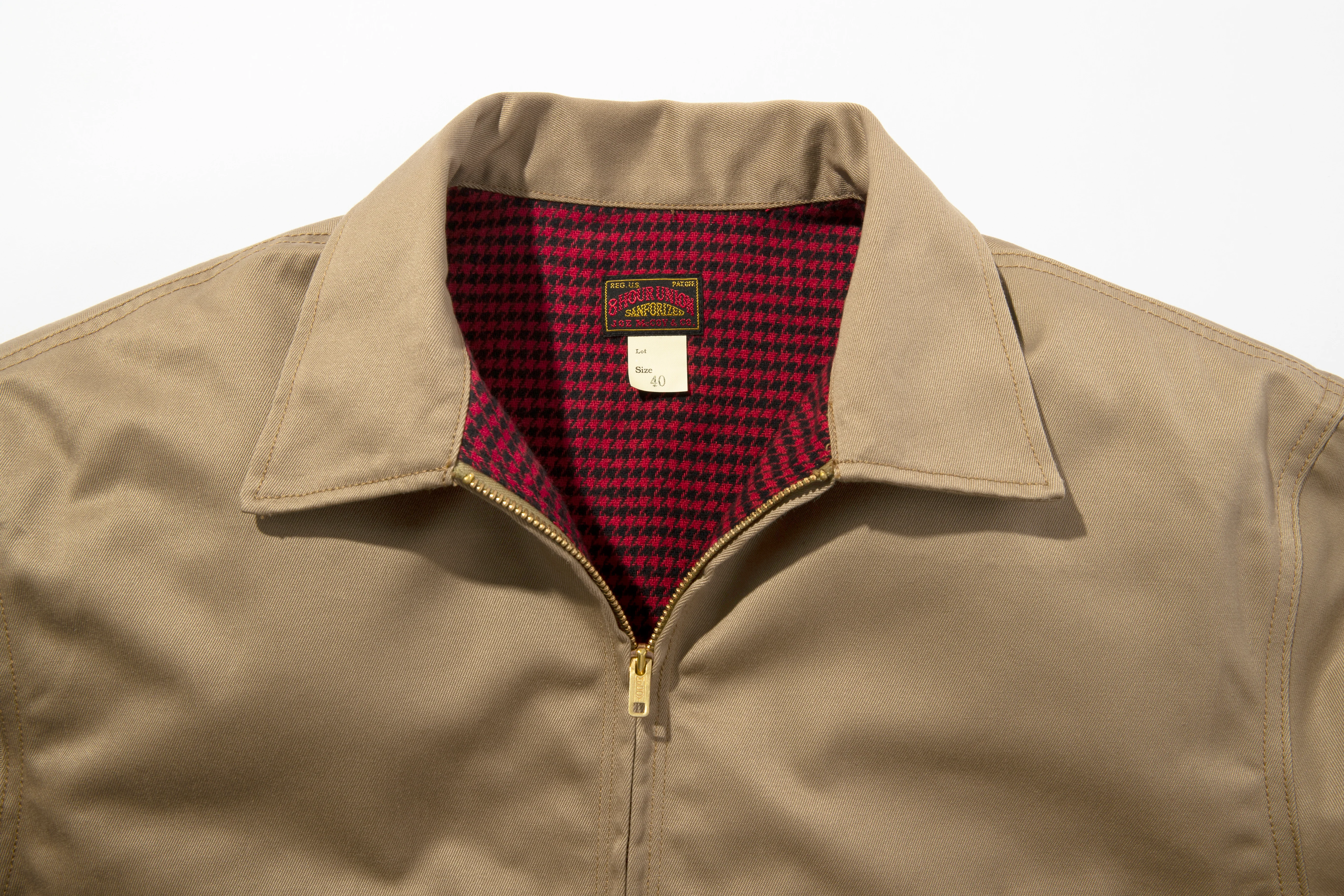 8HU HEAVY COTTON DRILL F/Z WORK JACKET - Image 3