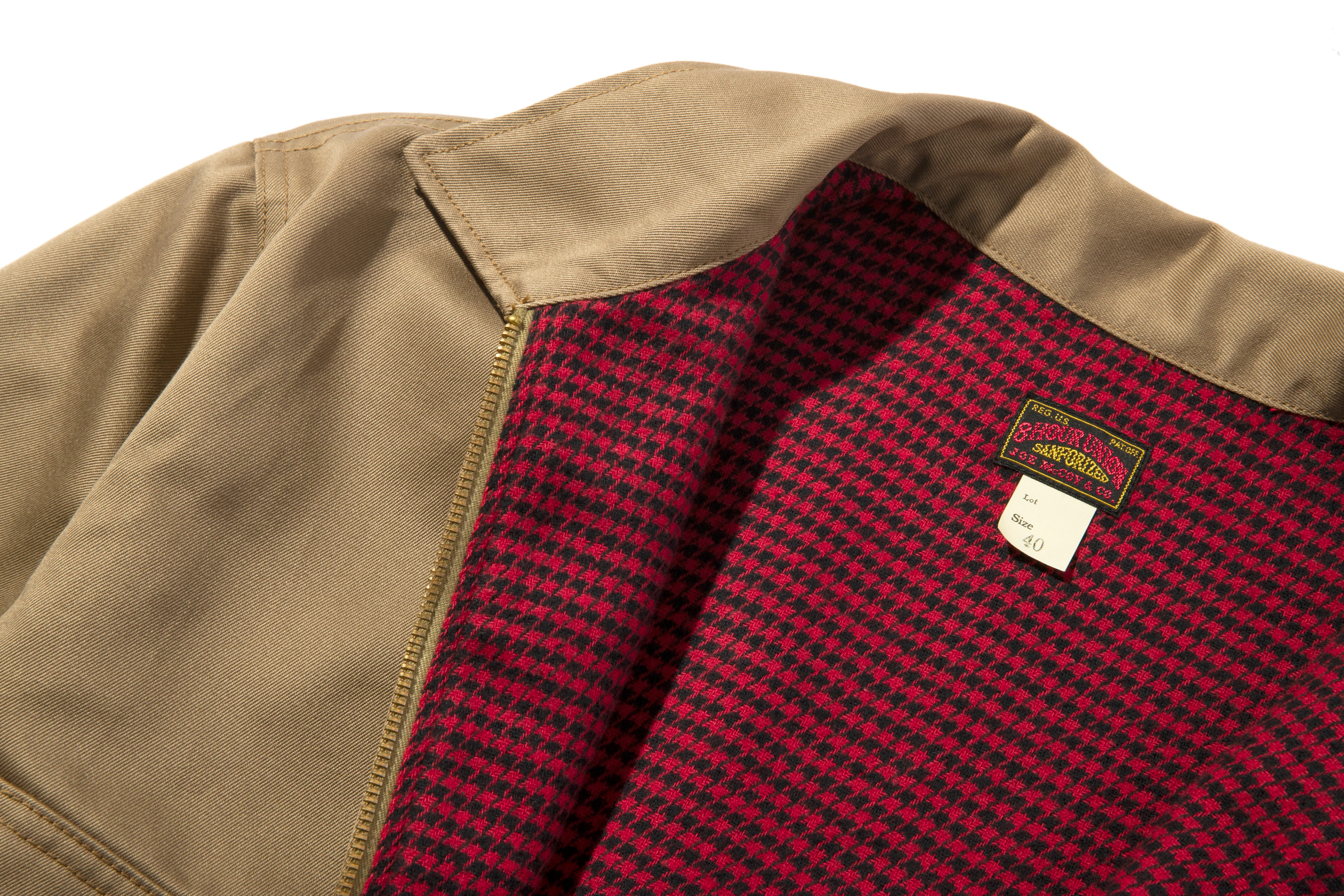 8HU HEAVY COTTON DRILL F/Z WORK JACKET - Image 4