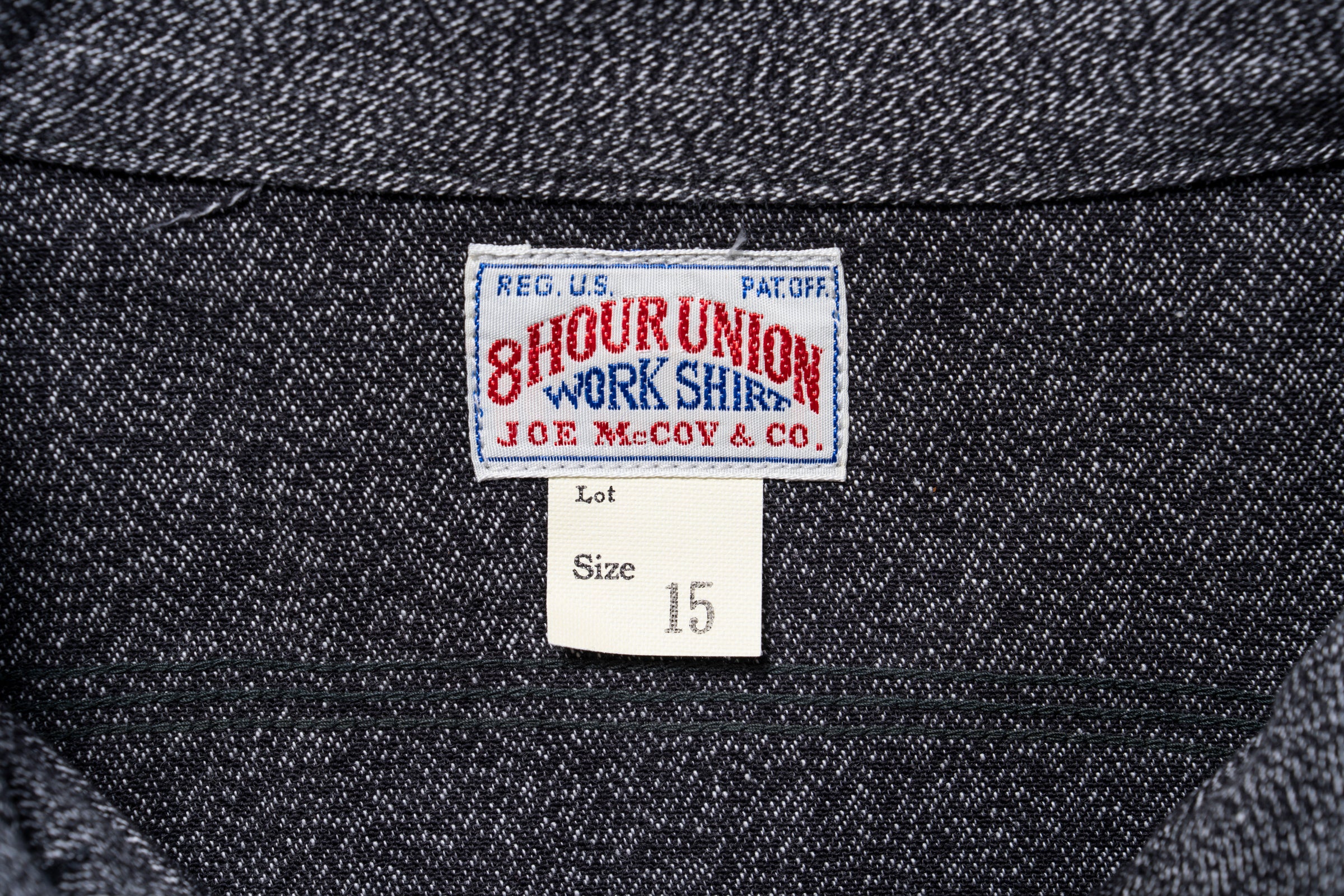 8HU CIGARETTE POCKET MOCK-TWIST CHAMBRAY WORK SHIRT - Image 4