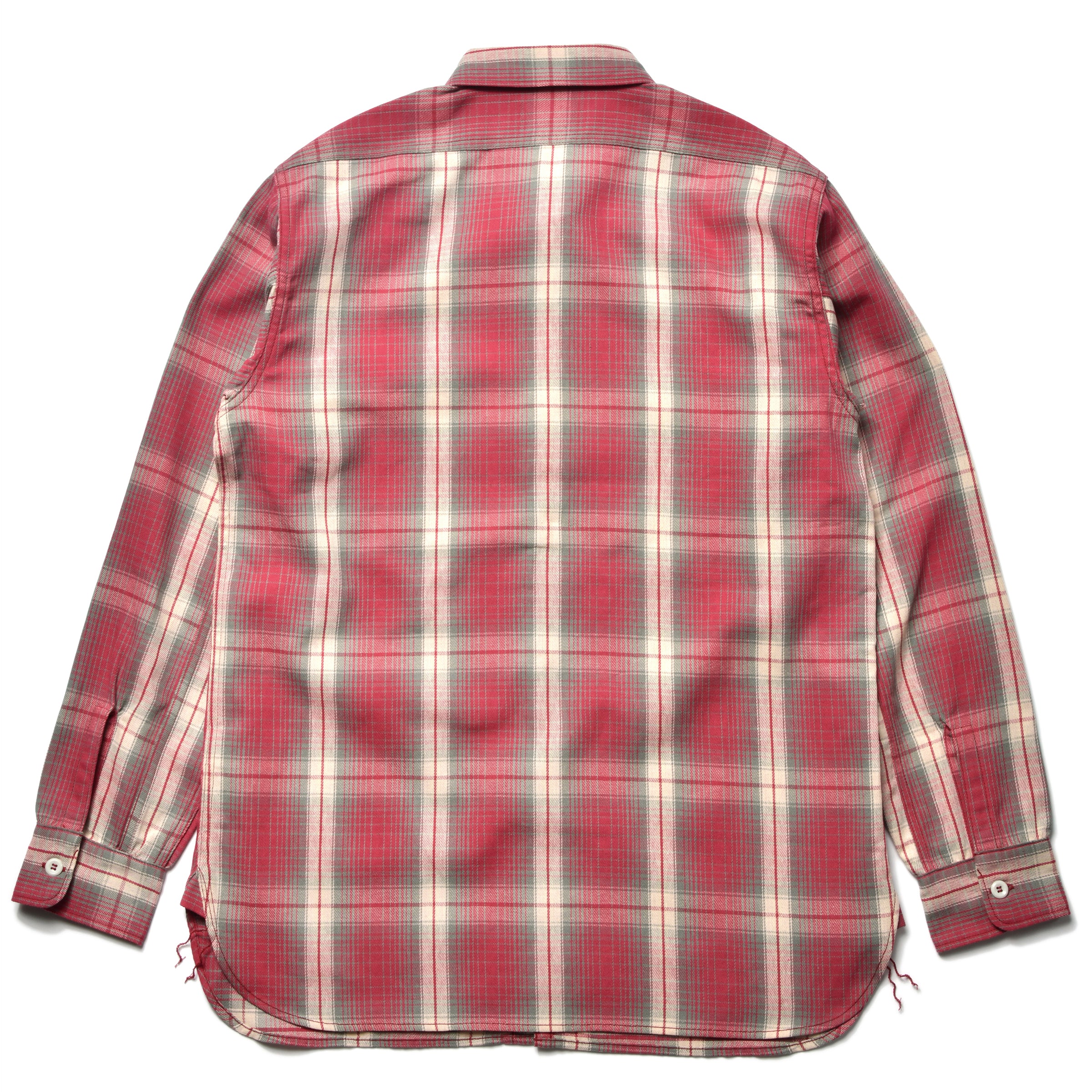 8HU OMBRE CHECK SUMMER FLANNEL SHIRT - Image 3