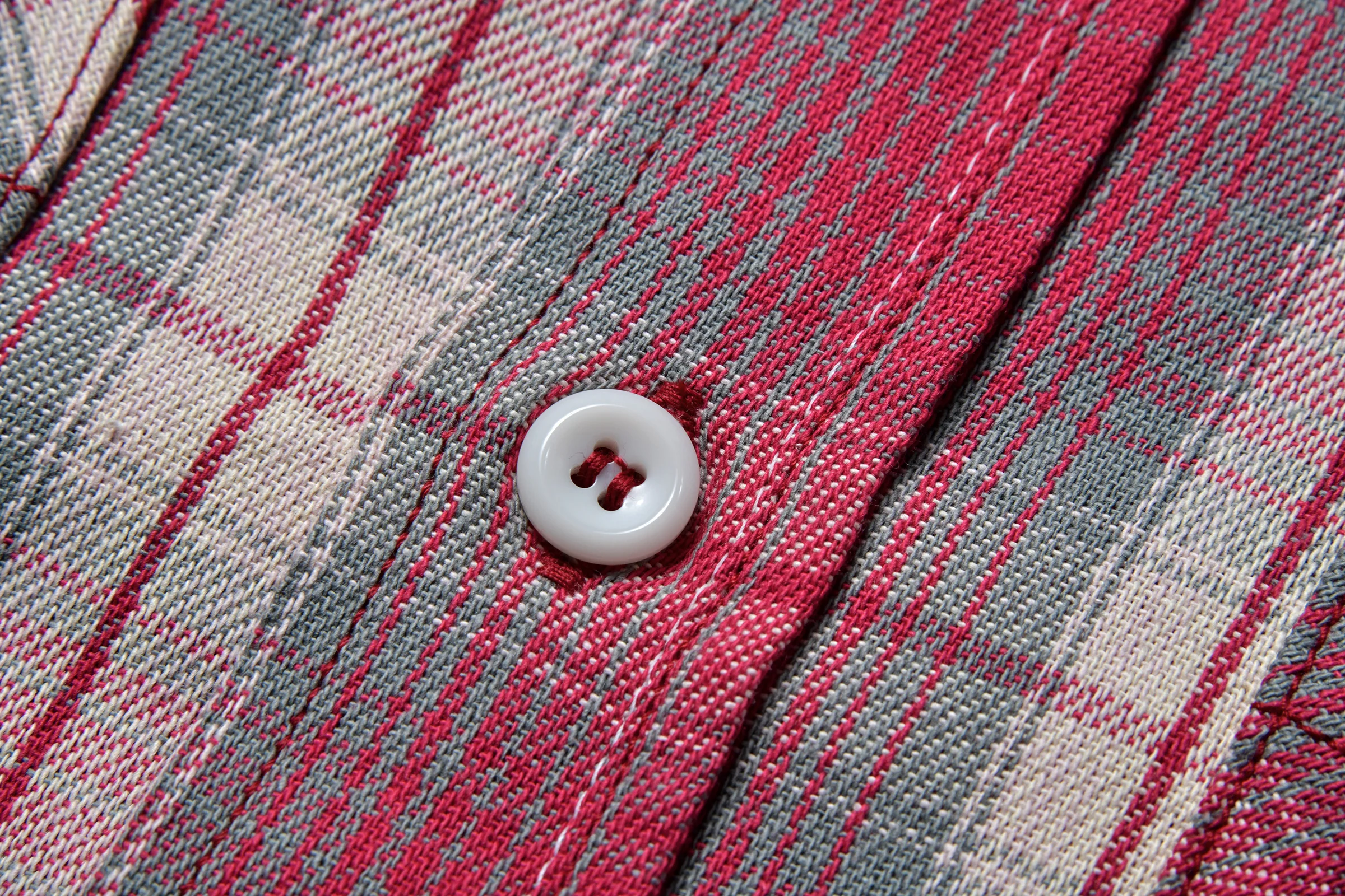 8HU OMBRE CHECK SUMMER FLANNEL SHIRT - Image 5