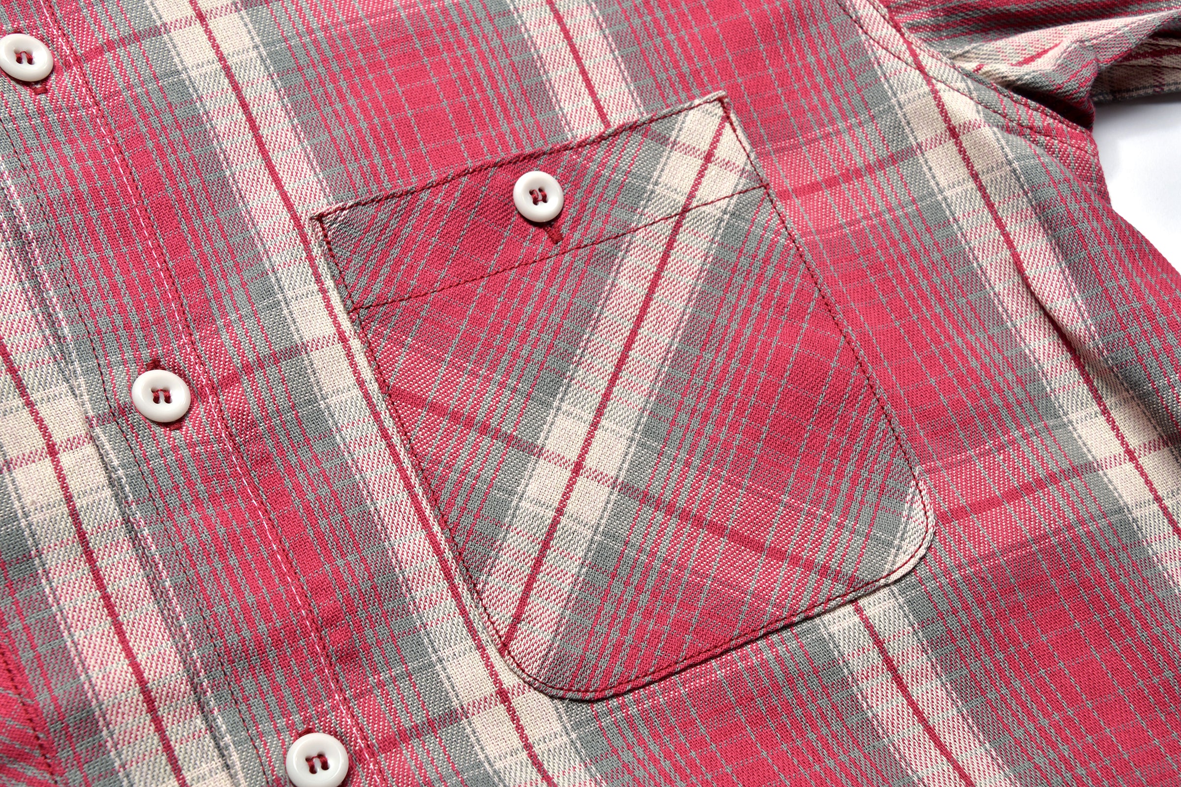 8HU OMBRE CHECK SUMMER FLANNEL SHIRT - Image 6