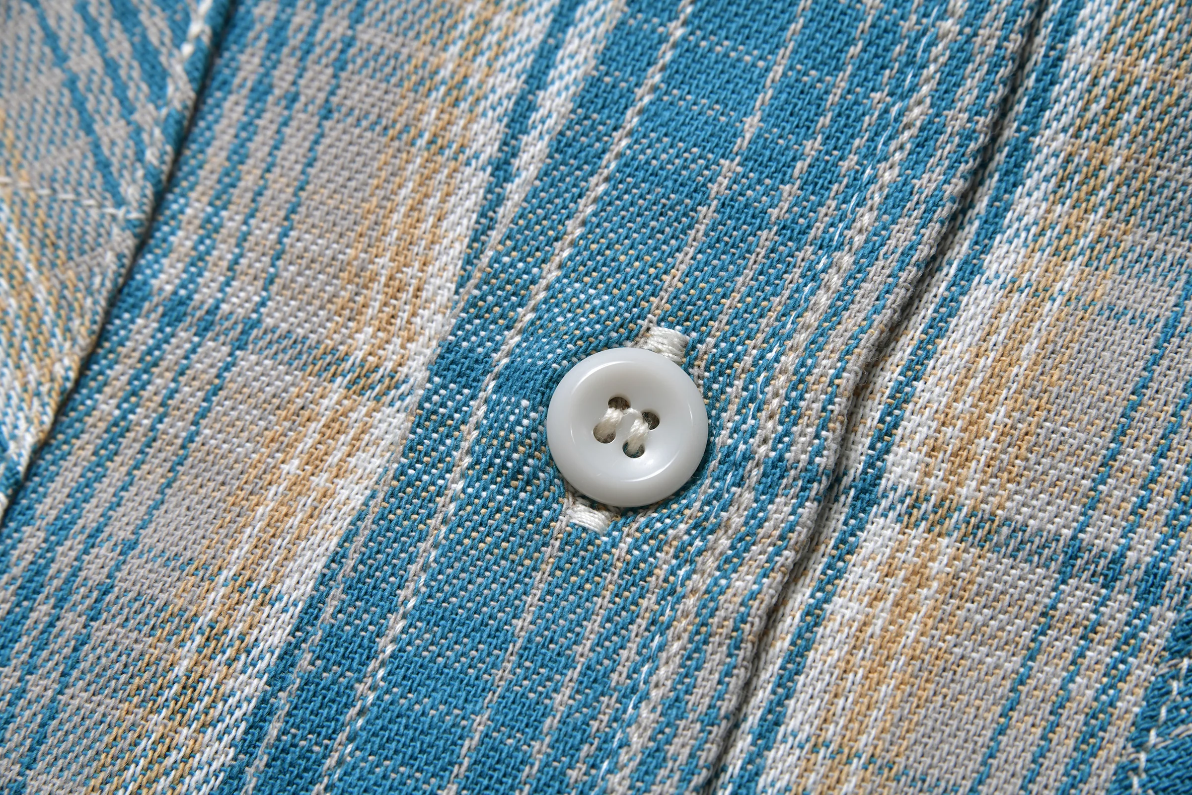 8HU OMBRE CHECK SUMMER FLANNEL SHIRT - Image 5