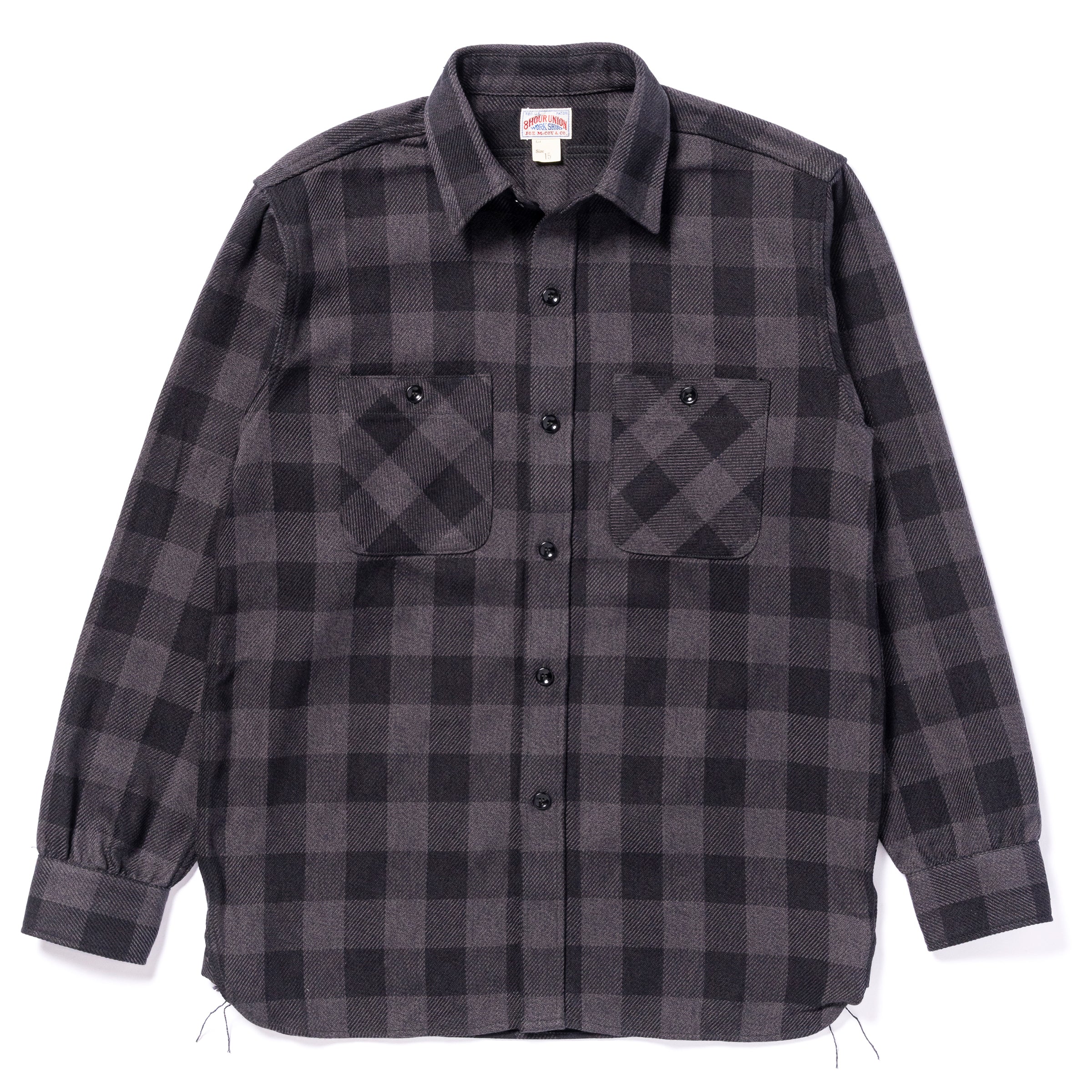8HU TWISTED-YARN BUFFALO CHECK FLANNEL SHIRT - Image 2