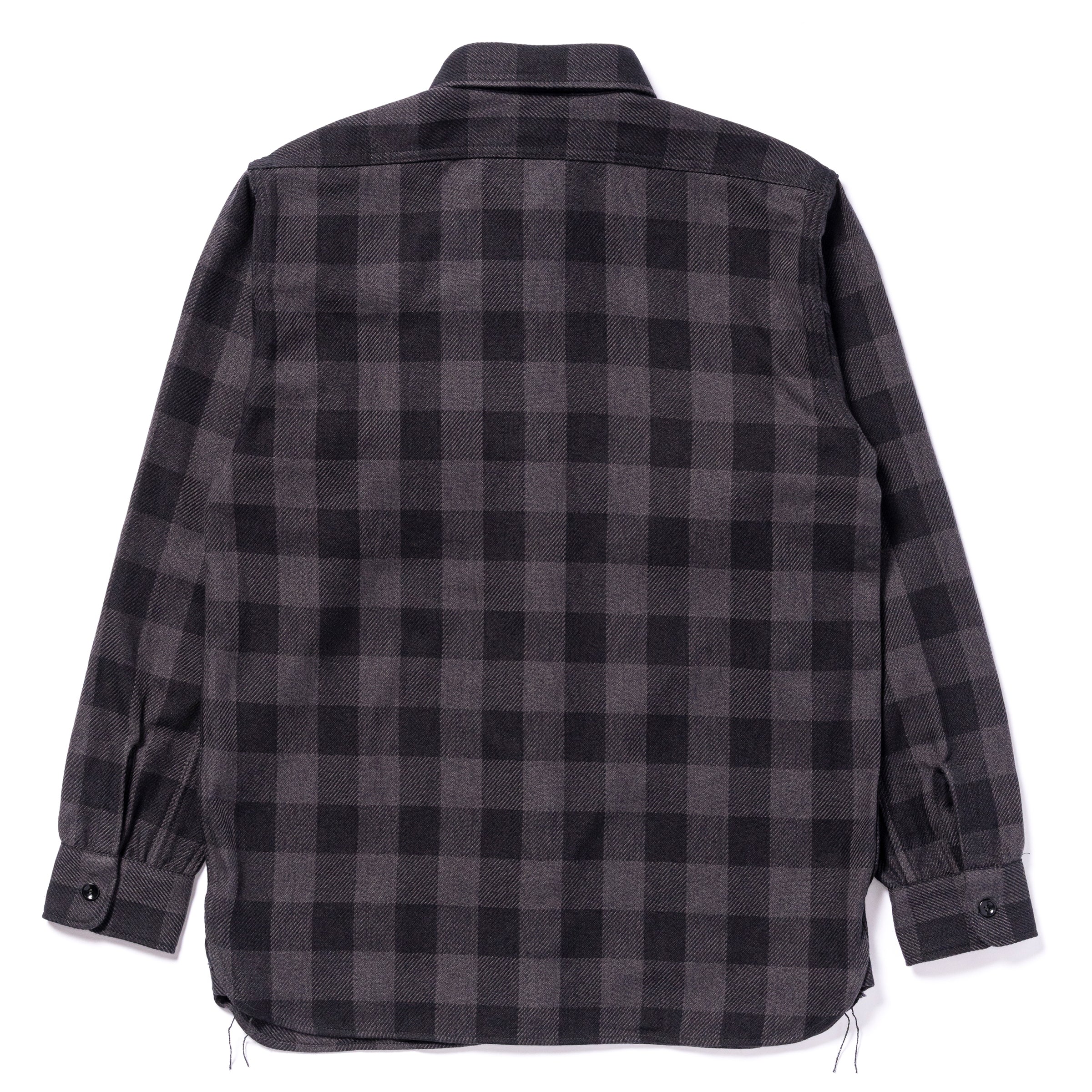8HU TWISTED-YARN BUFFALO CHECK FLANNEL SHIRT - Image 3