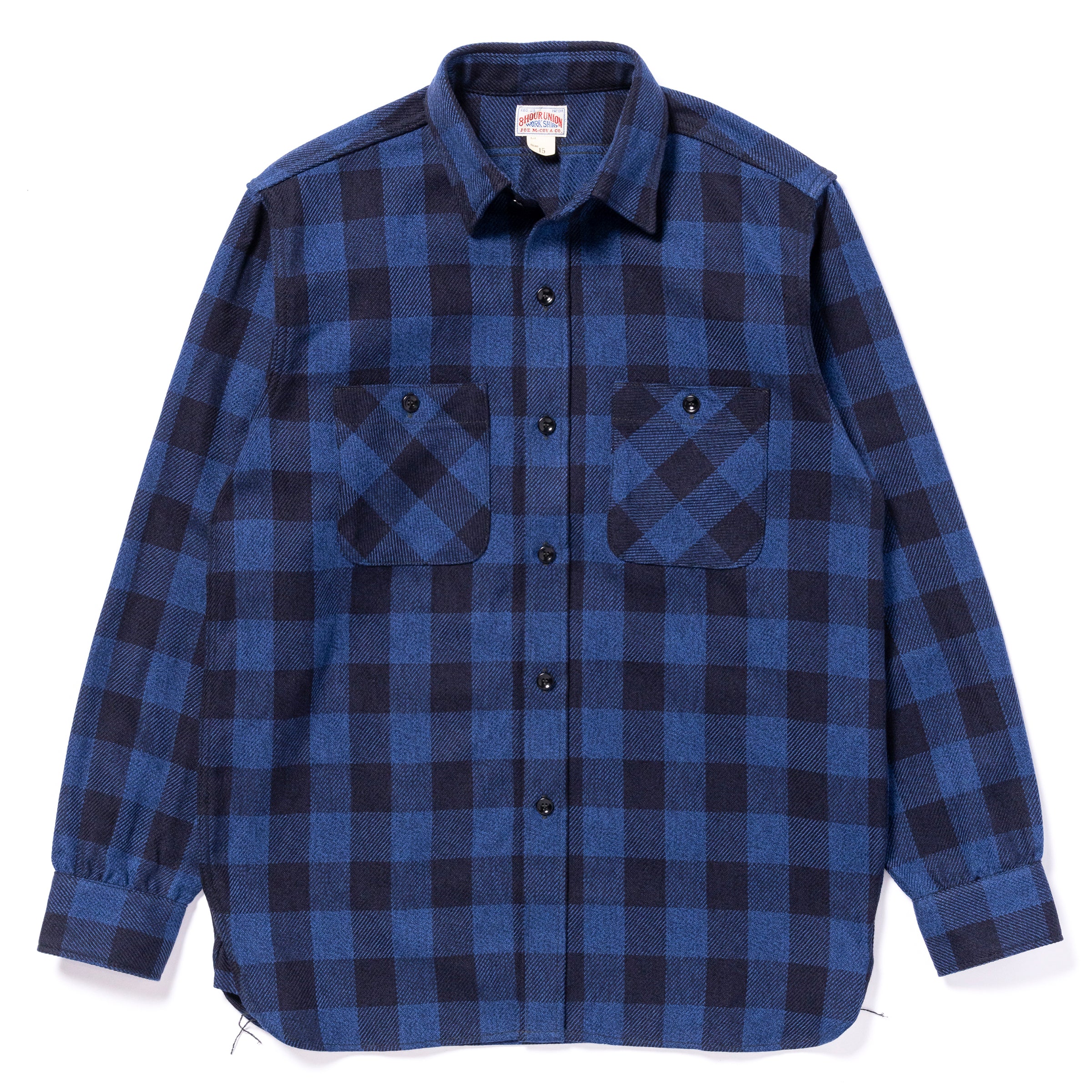 8HU TWISTED-YARN BUFFALO CHECK FLANNEL SHIRT - Image 2