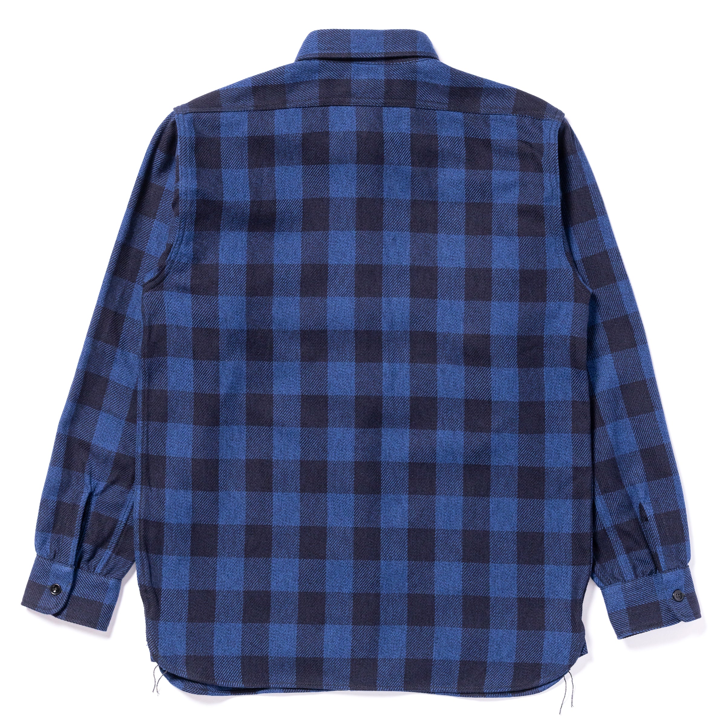 8HU TWISTED-YARN BUFFALO CHECK FLANNEL SHIRT - Image 3