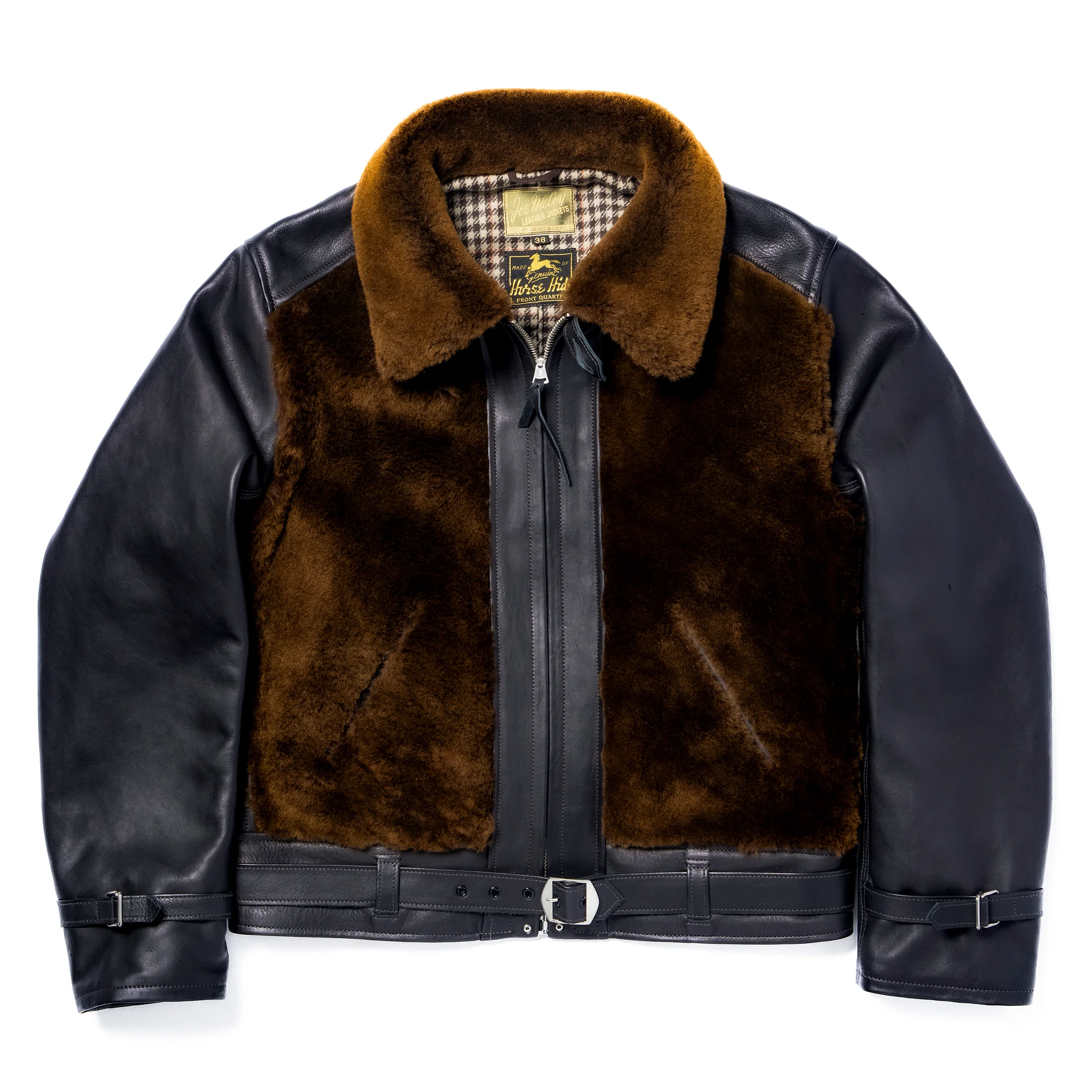 AKLAK GRIZZLY JACKET / BLACK,BROWN