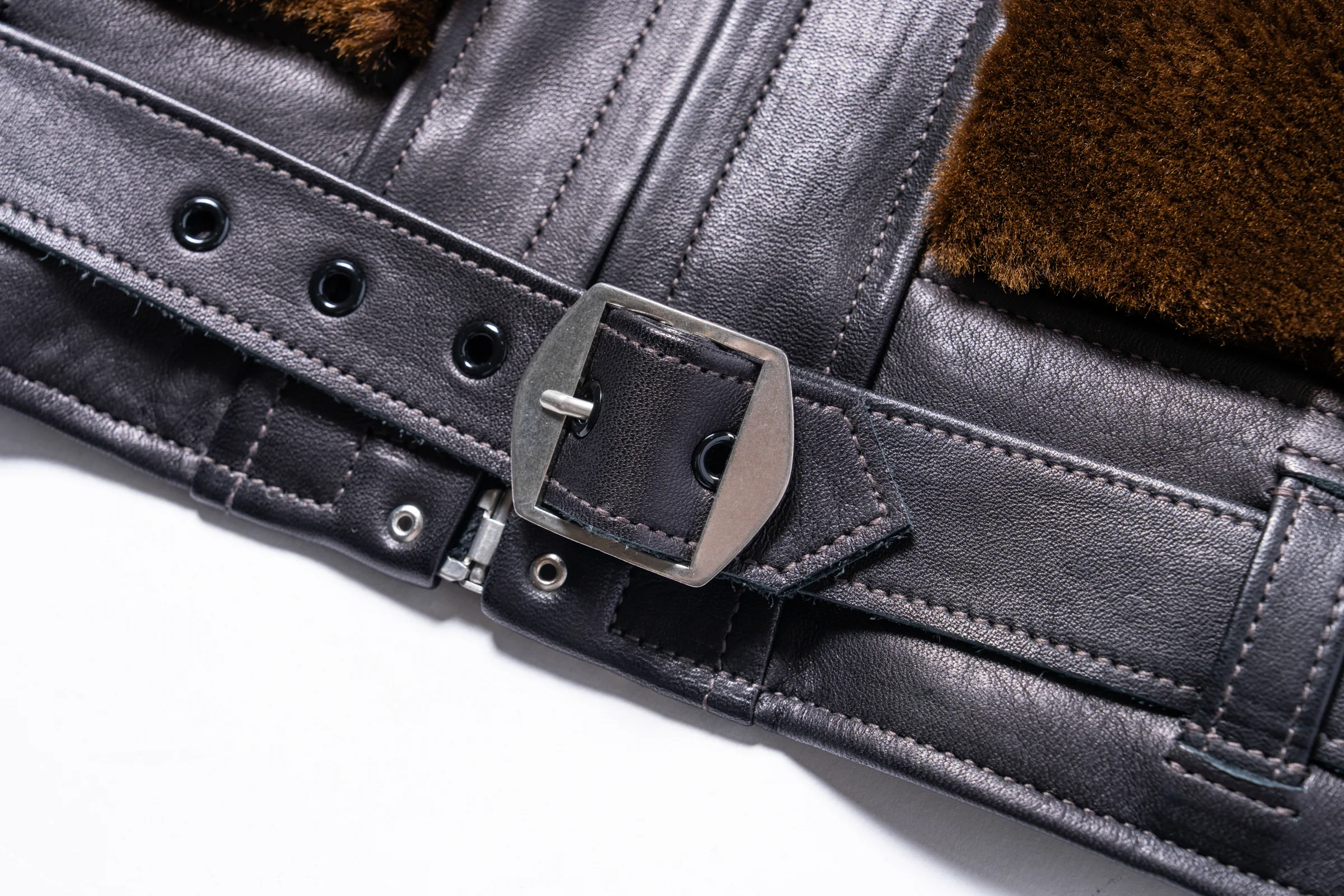 AKLAK GRIZZLY JACKET / BLACK,BROWN - Image 7