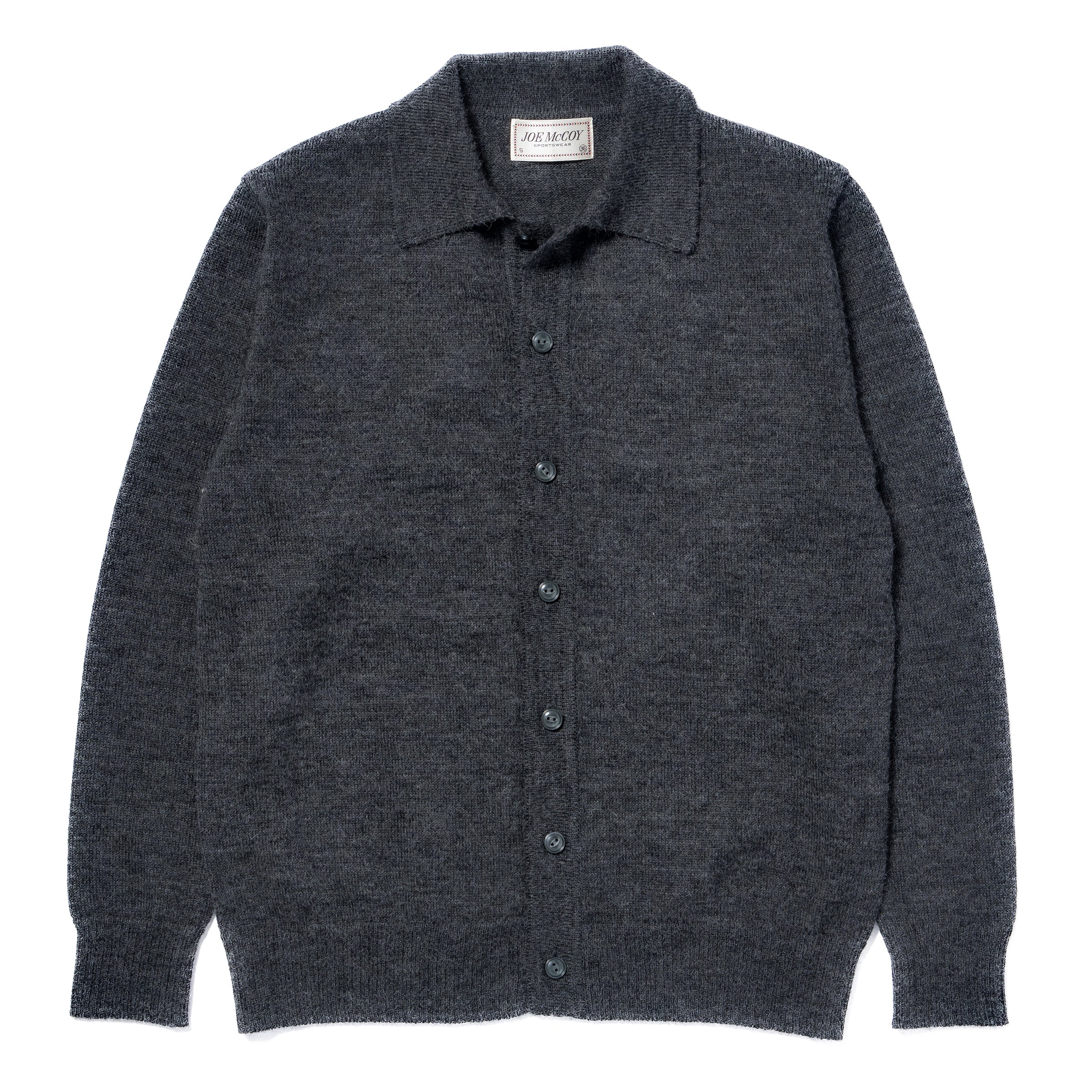 ALPACA COLLAR KNIT CARDIGAN - Image 2