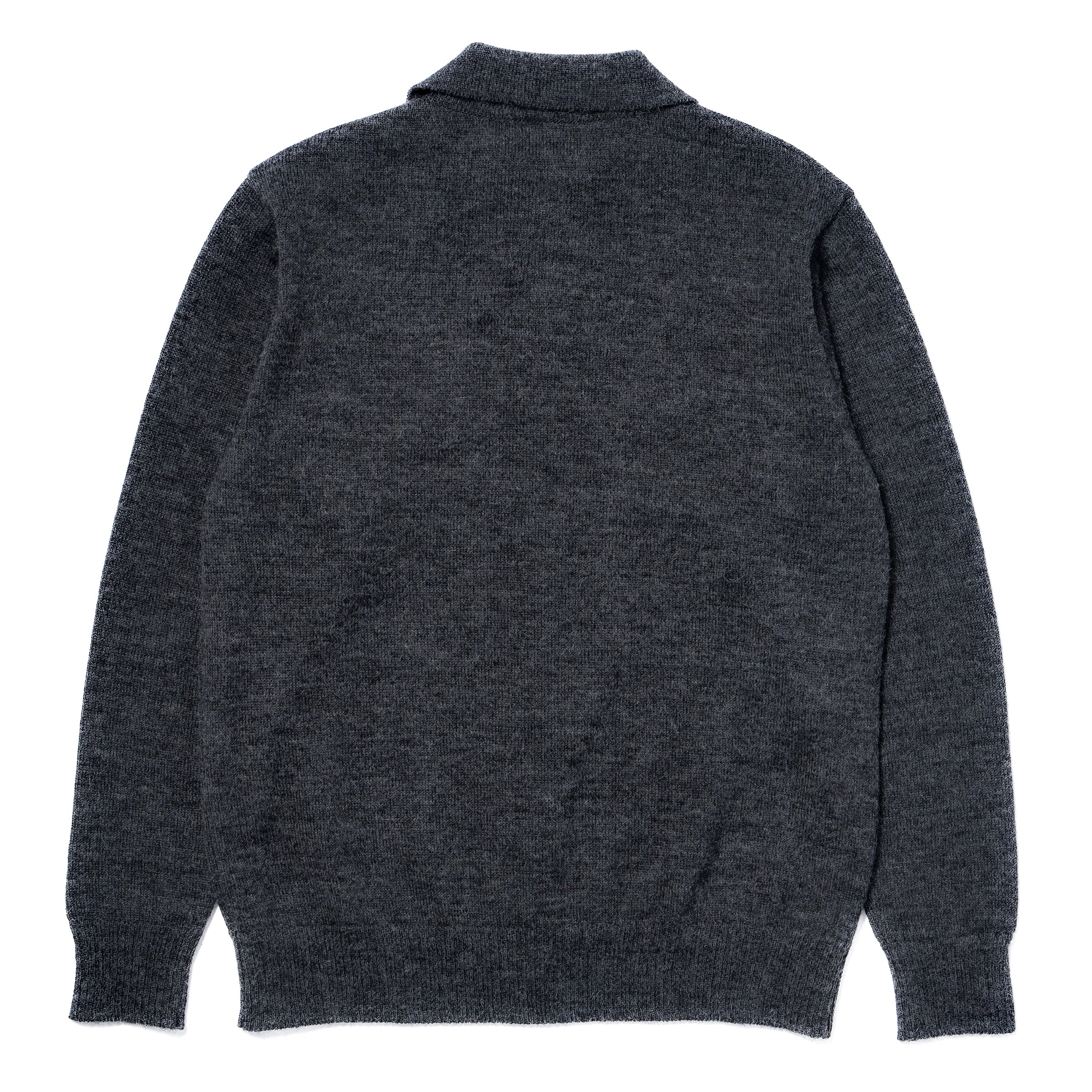 ALPACA COLLAR KNIT CARDIGAN - Image 3