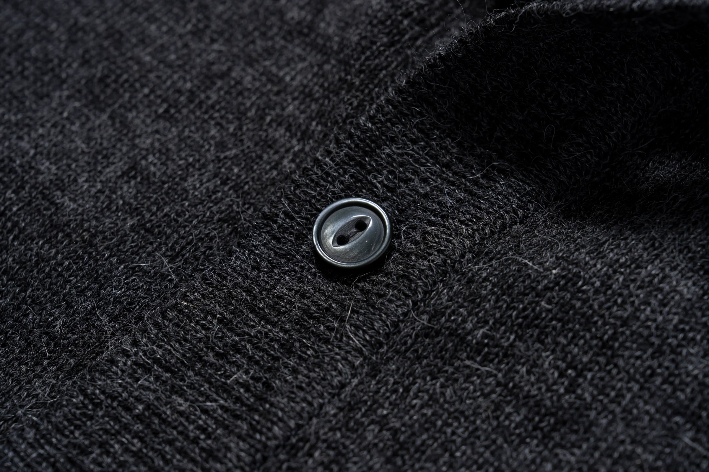 ALPACA COLLAR KNIT CARDIGAN - Image 5