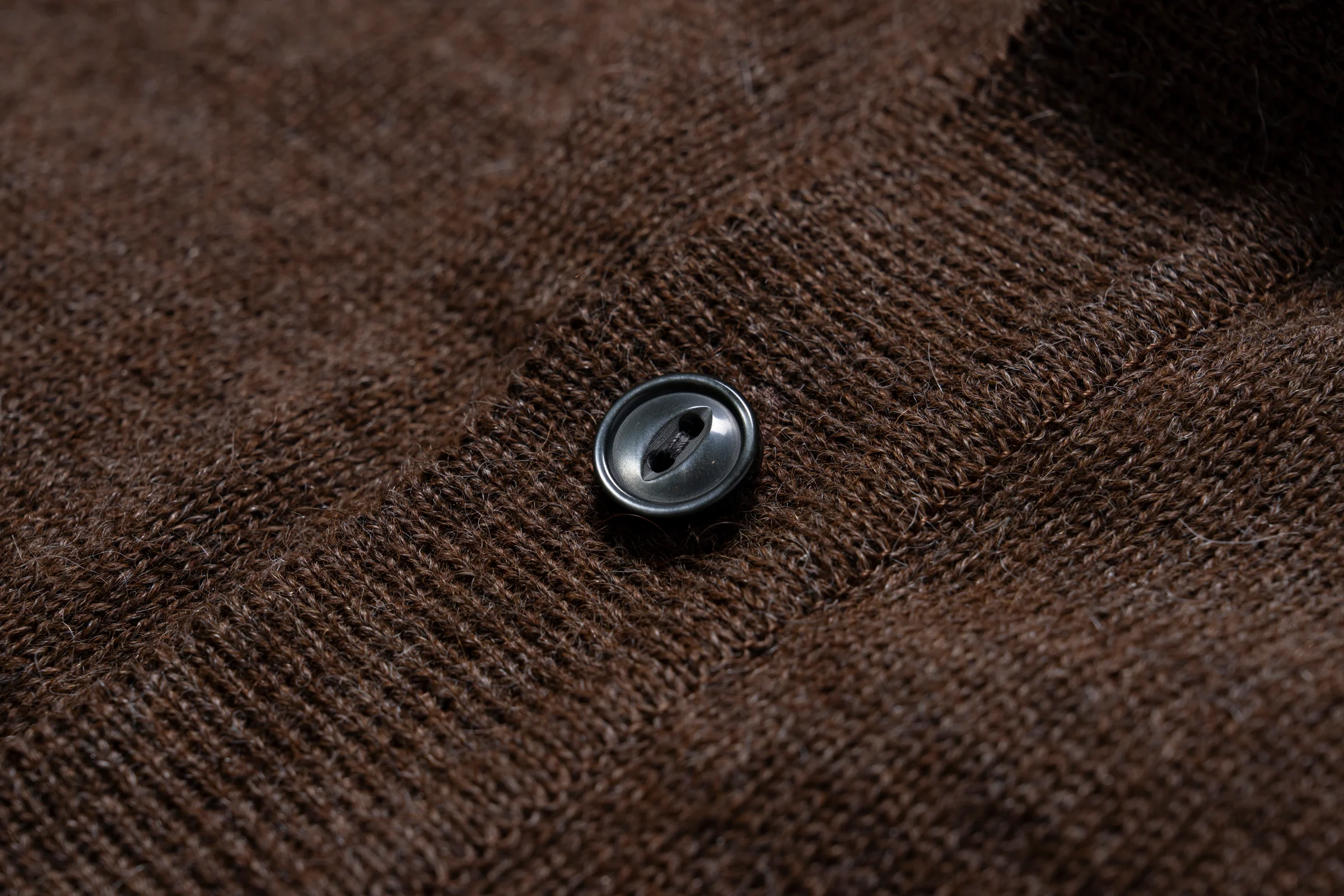 ALPACA COLLAR KNIT CARDIGAN - Image 5