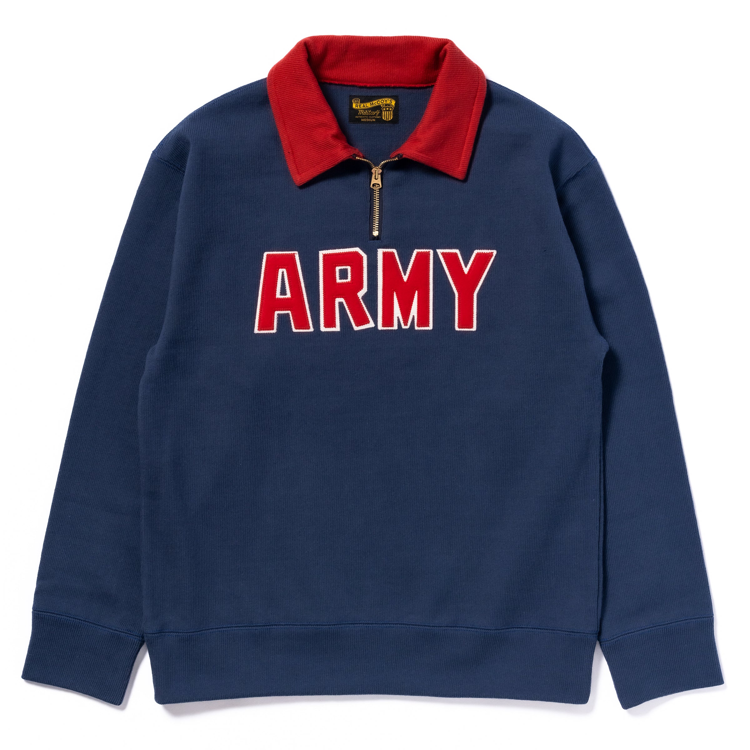 ATHLETIC HALF-ZIP JERSEY / ARMY - Image 2