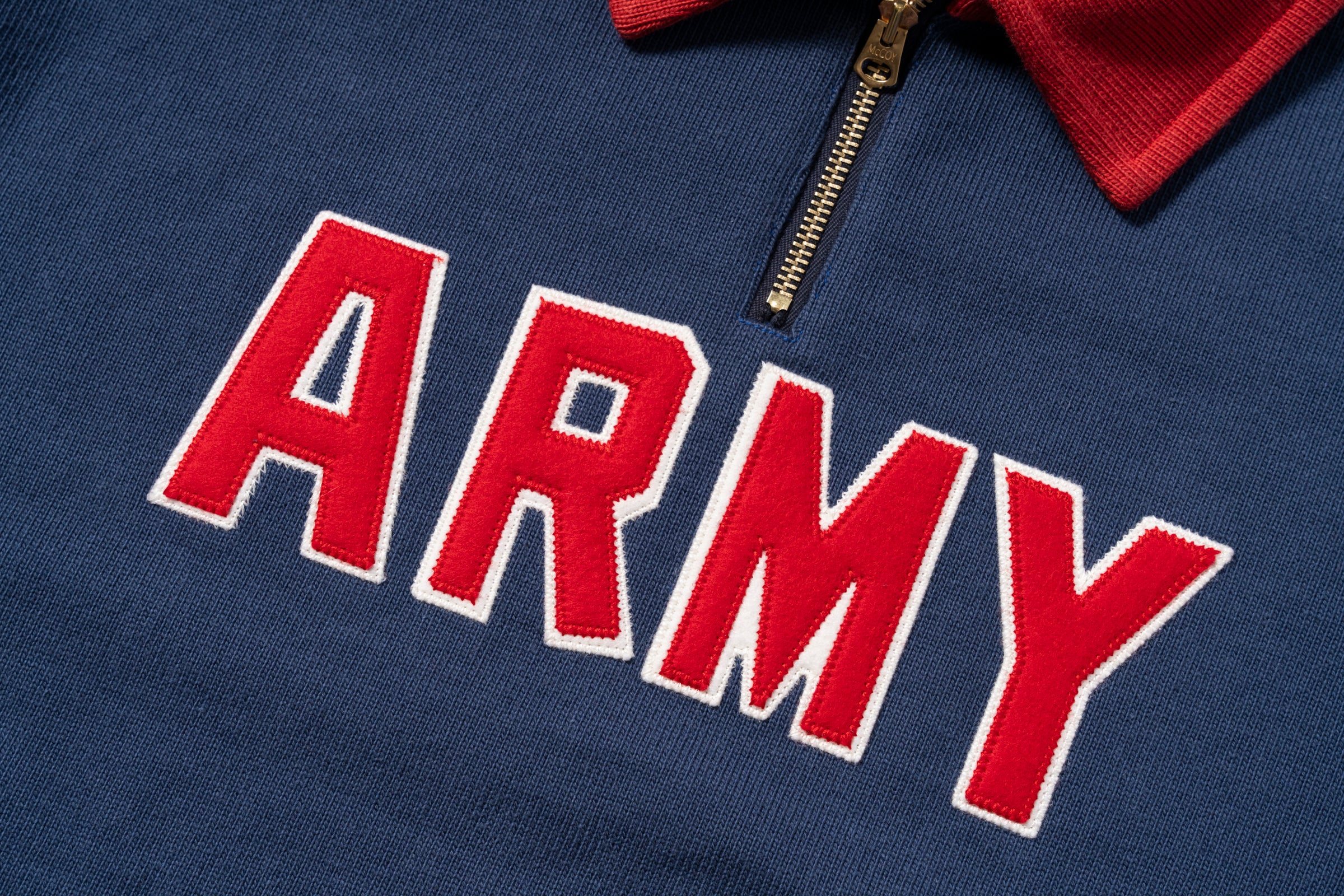 ATHLETIC HALF-ZIP JERSEY / ARMY - Image 6
