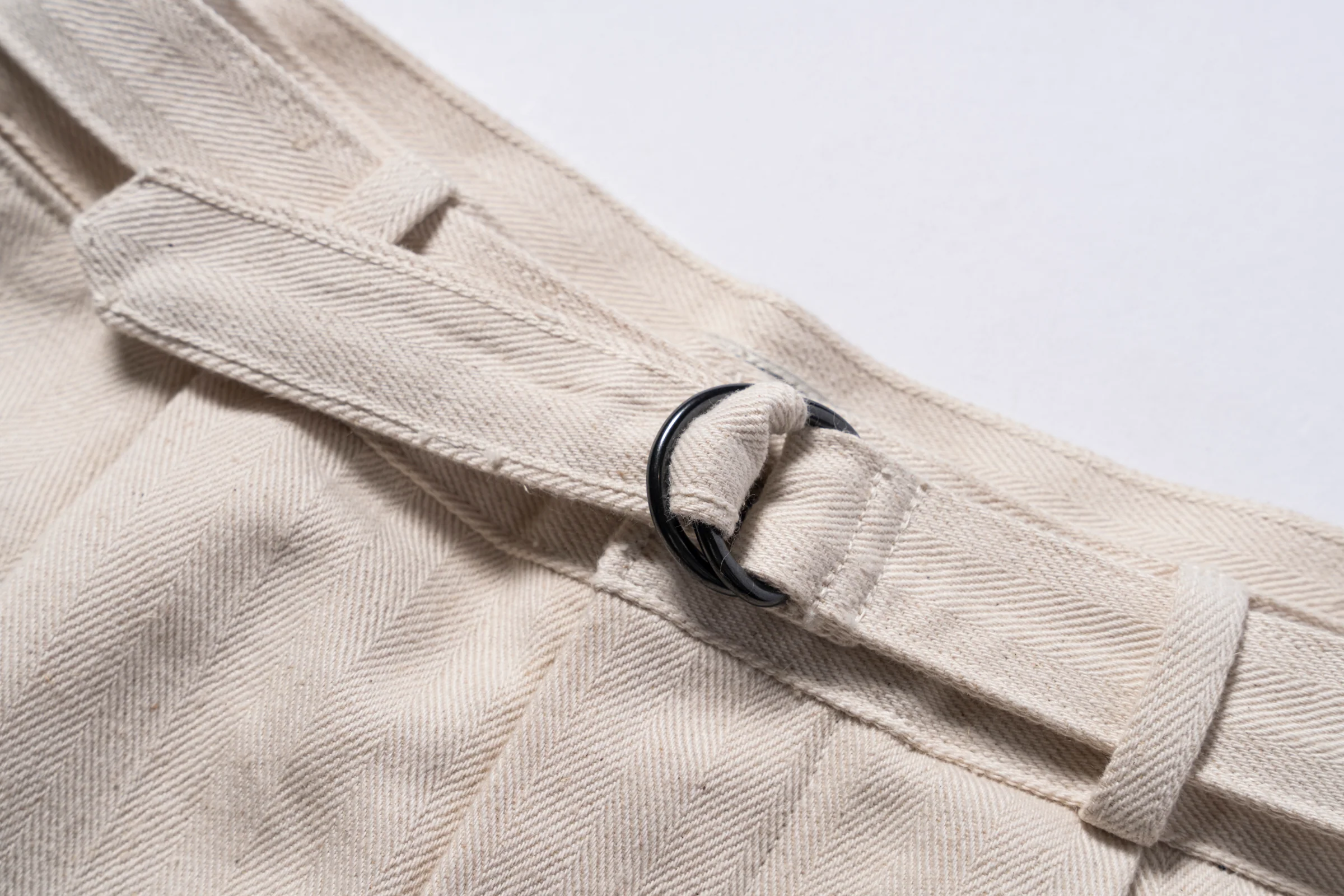 BELTED SHORTS / COTTON-HEMP - Image 5