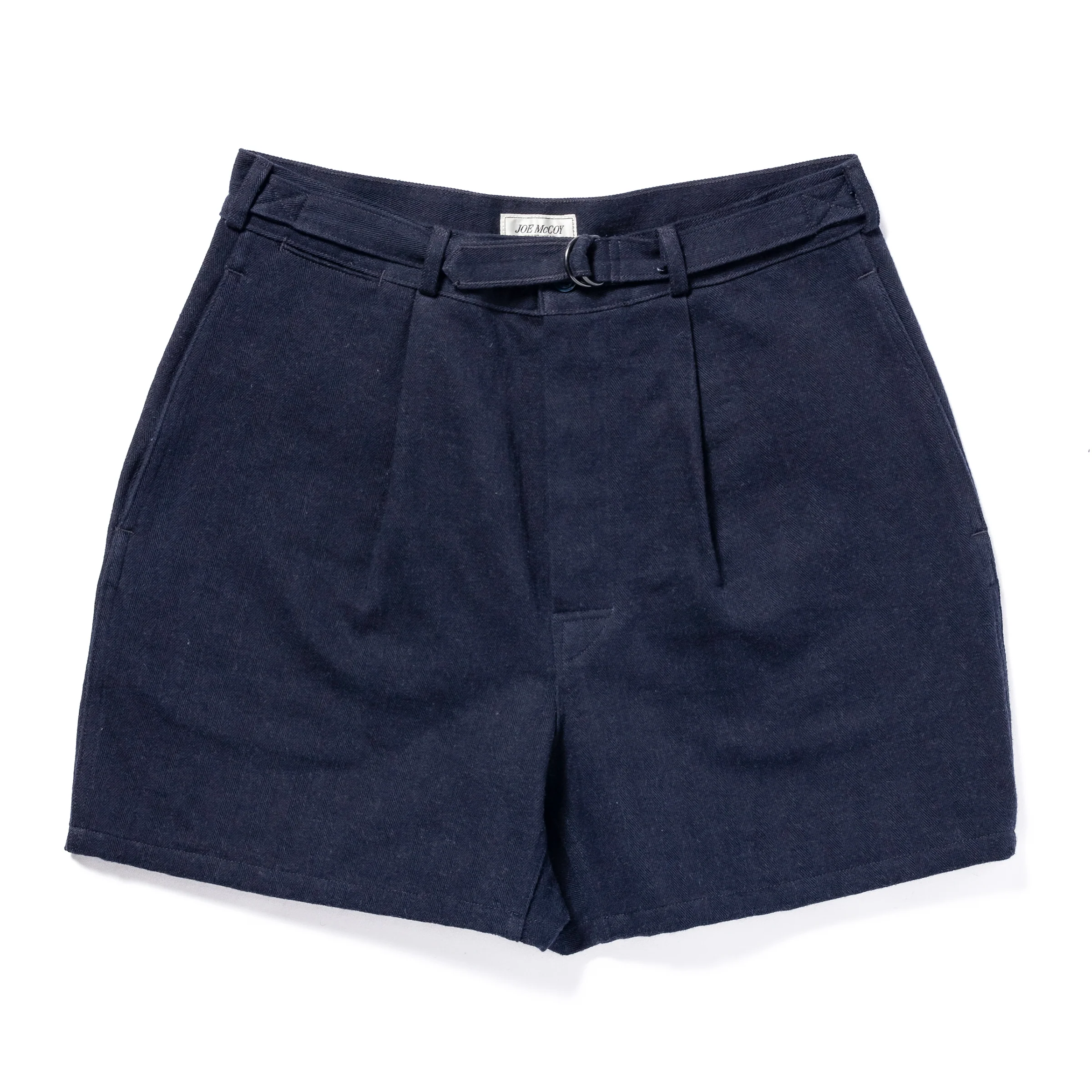 BELTED SHORTS / COTTON-HEMP