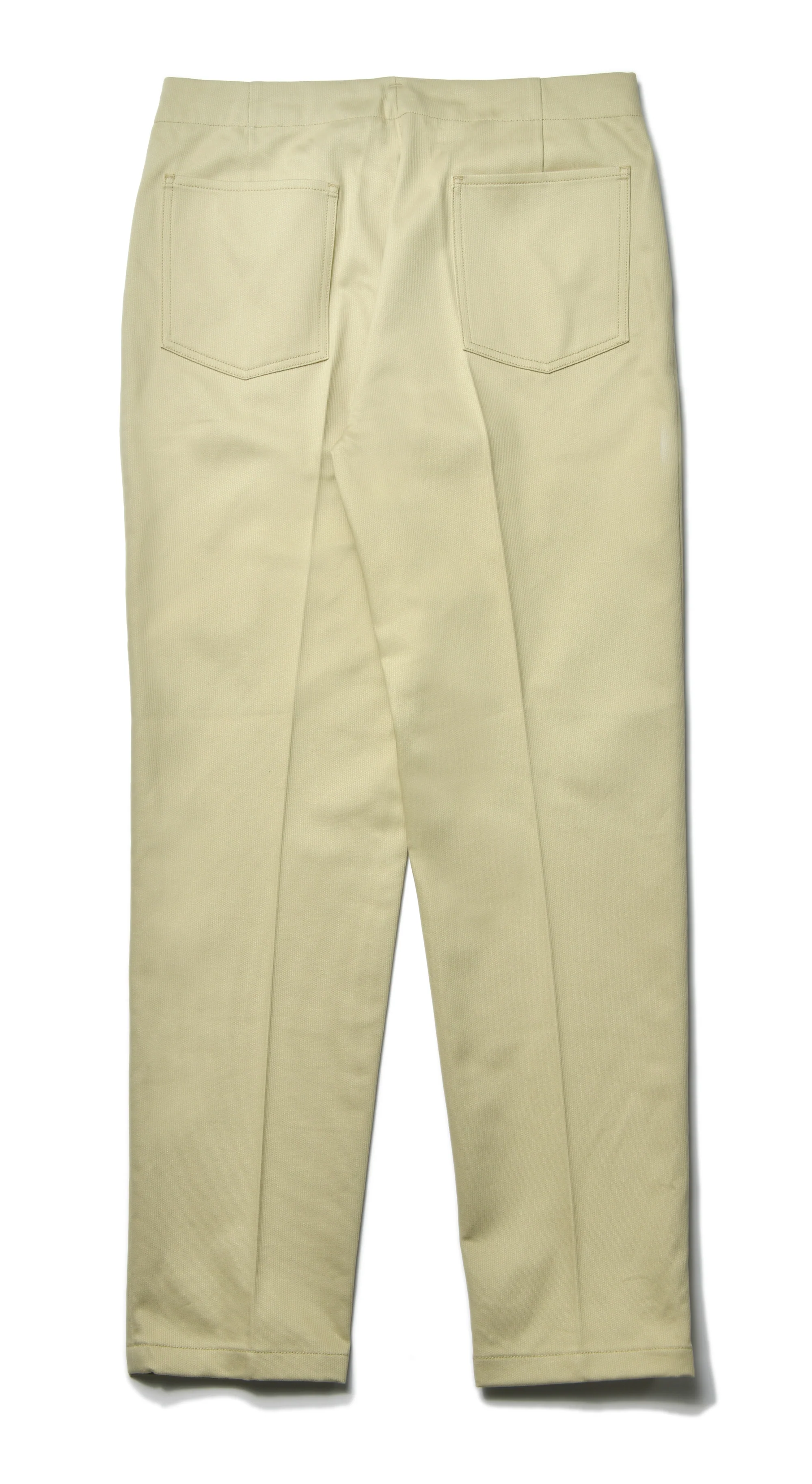BELTED WAISTBAND TROUSER, PLAIN STITCH / PIQUE - Image 3