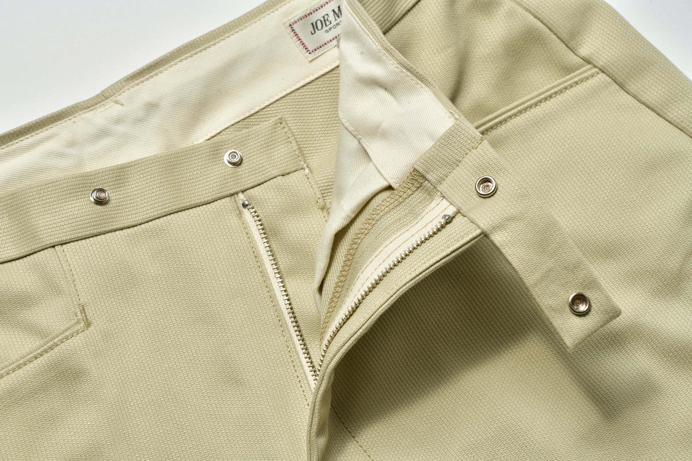 BELTED WAISTBAND TROUSER, PLAIN STITCH / PIQUE - Image 5