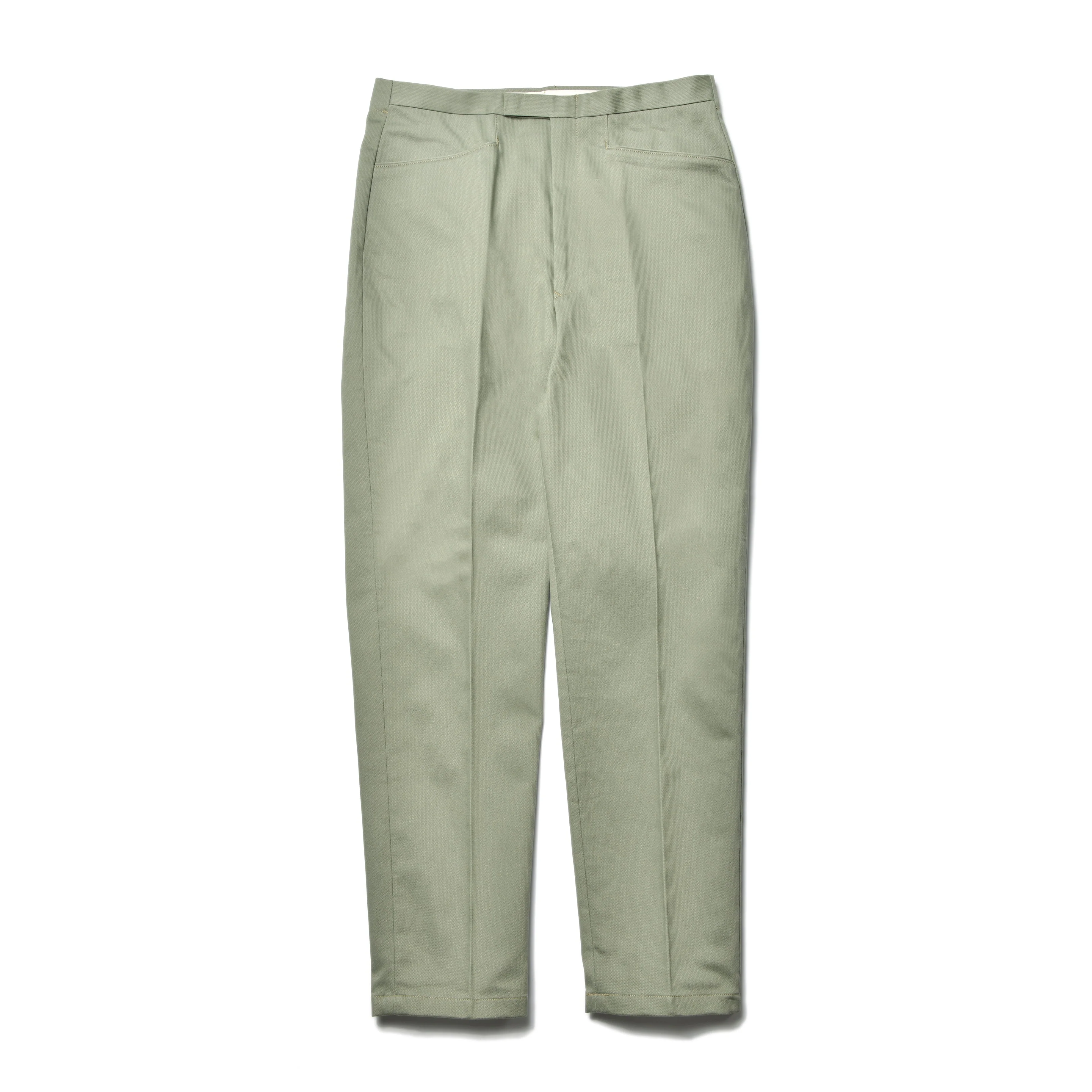 BELTED WAISTBAND TROUSER, PLAIN STITCH / PIQUE