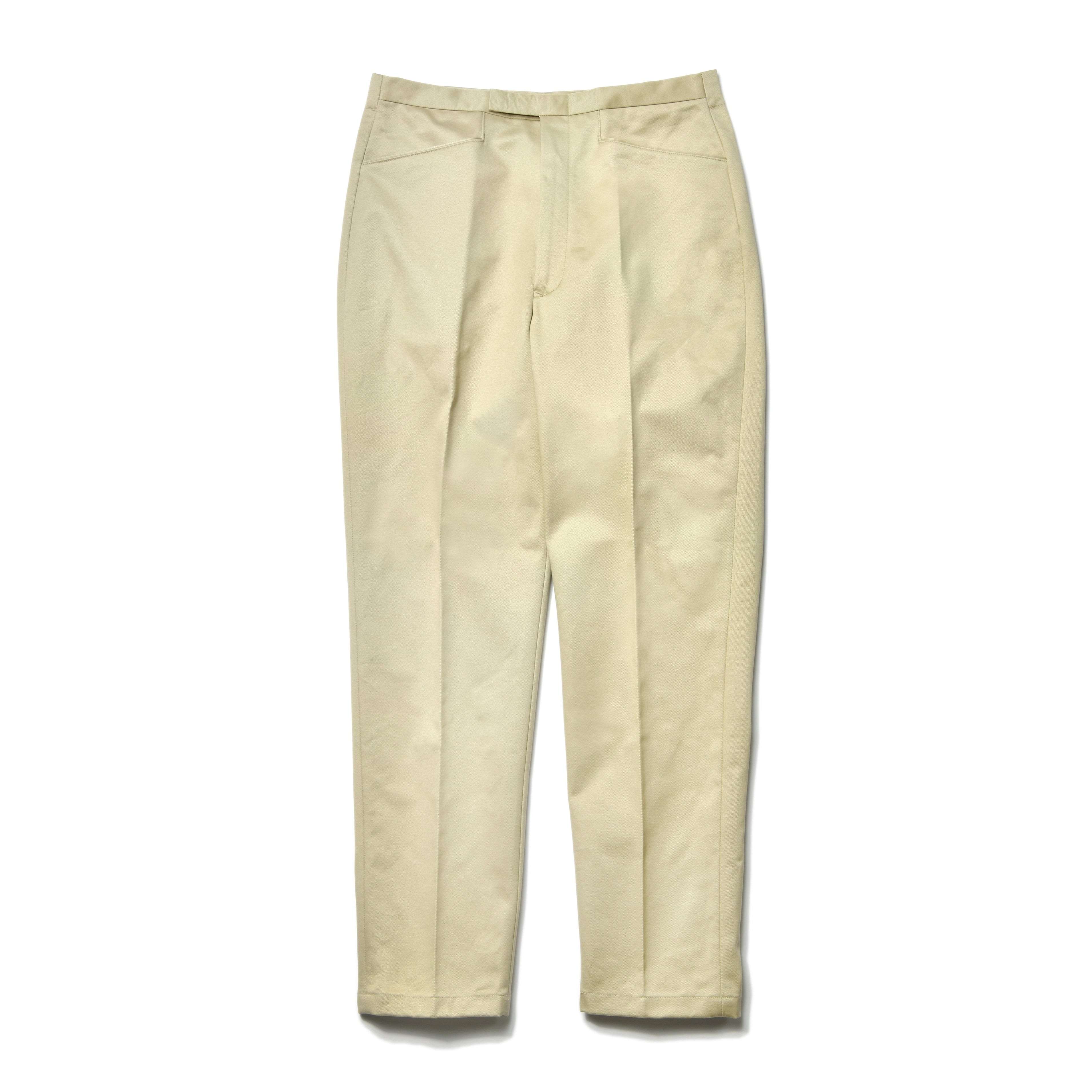 BELTED WAISTBAND TROUSER, PLAIN STITCH / WESTPOINT ARMY CLOTH - Image 2