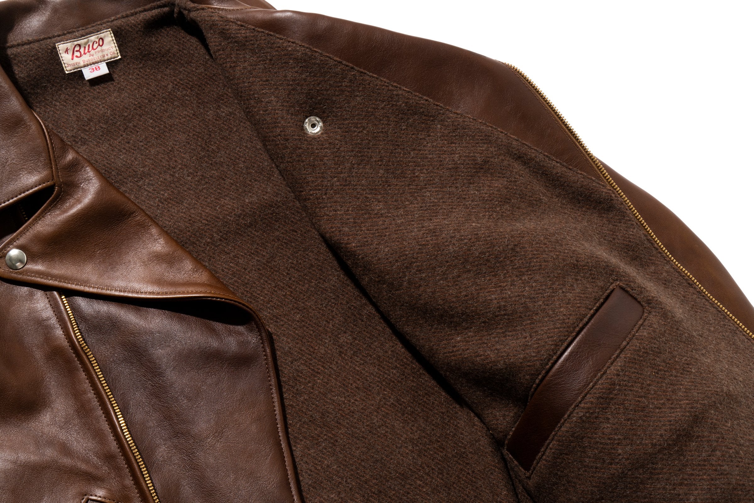 BUCO JH-1 JACKET / BROWN - Image 4