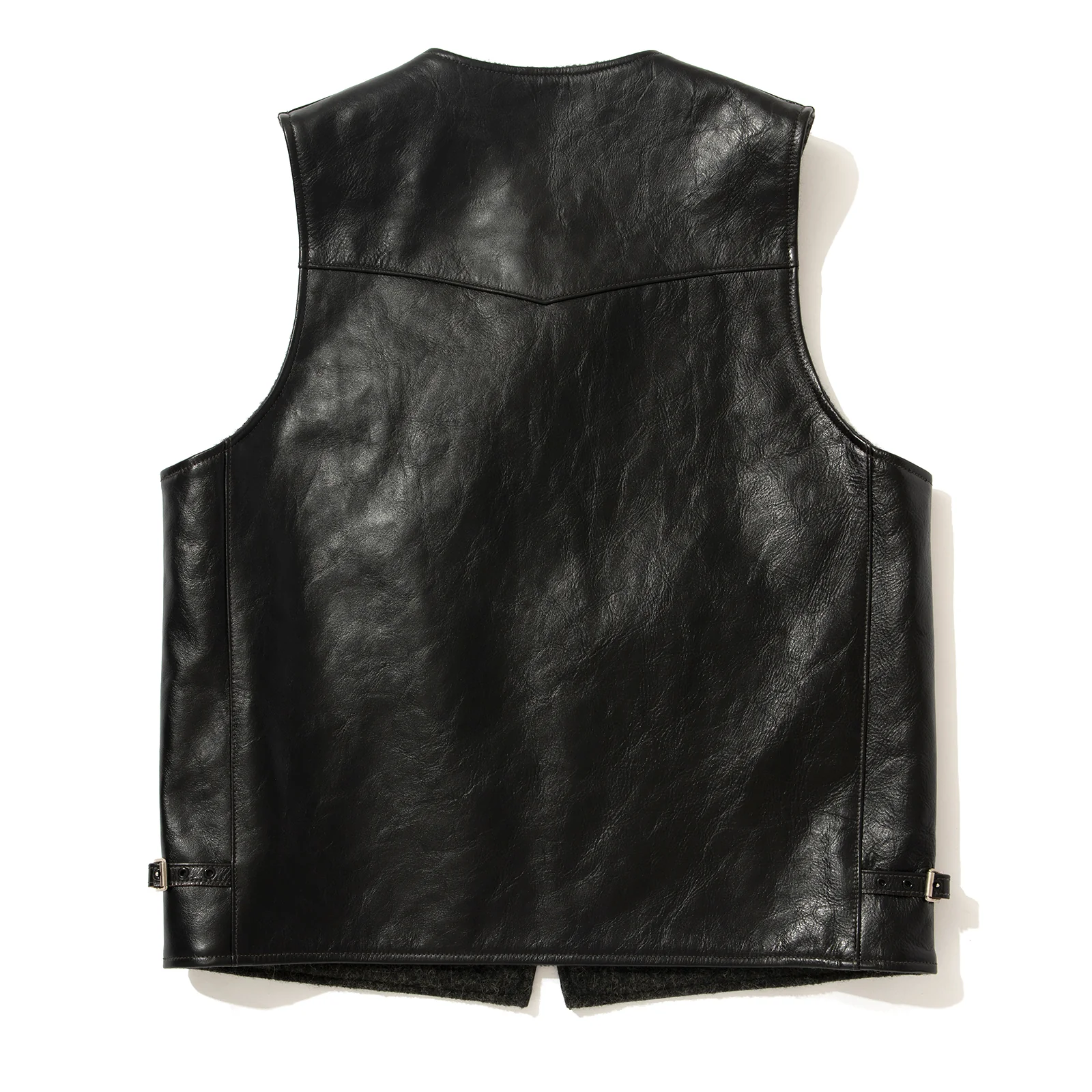 BUCO LEATHER ALPACA VEST - Image 4