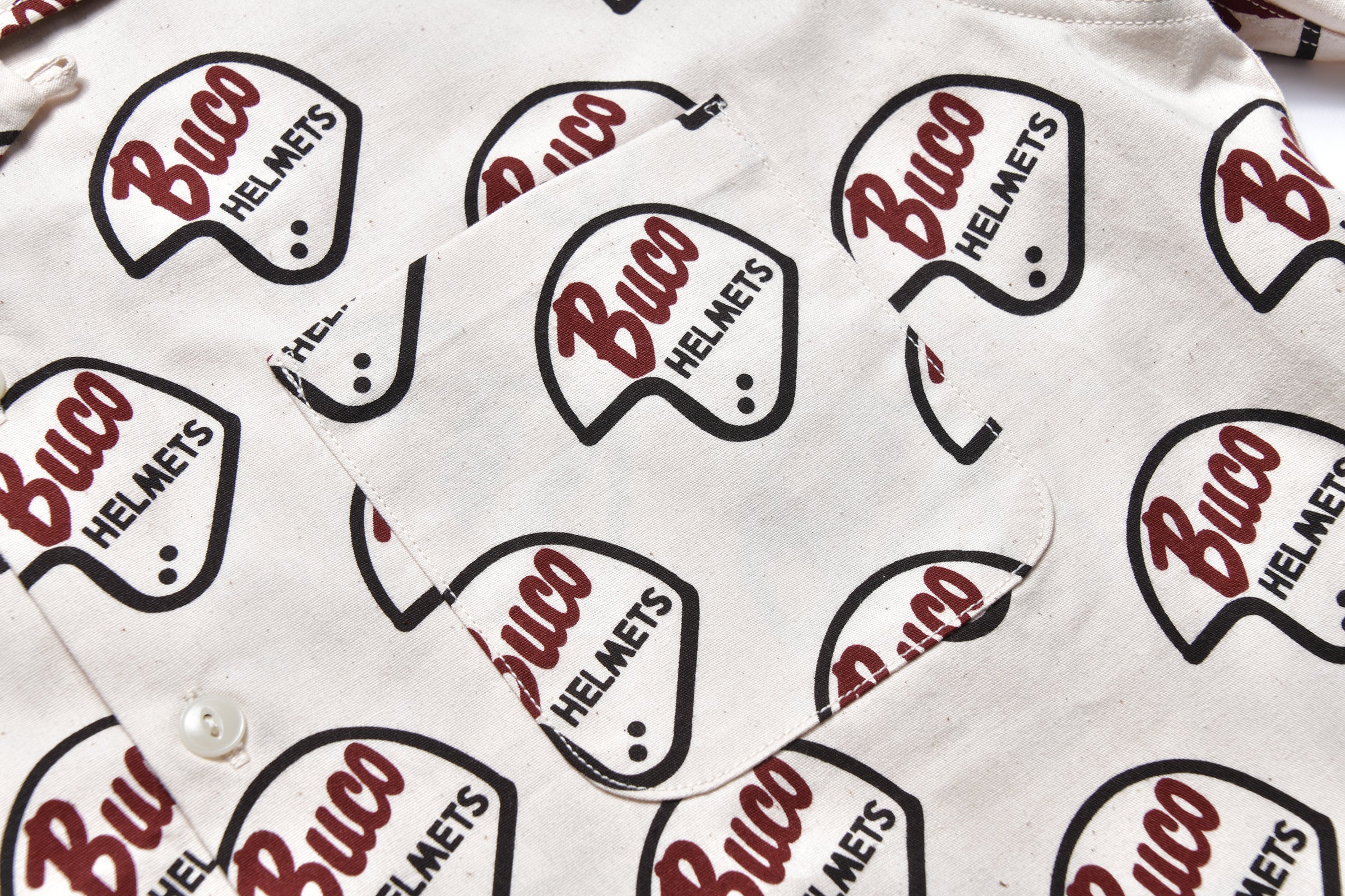 BUCO OPEN-COLLAR SHIRT / LOGO - Image 6