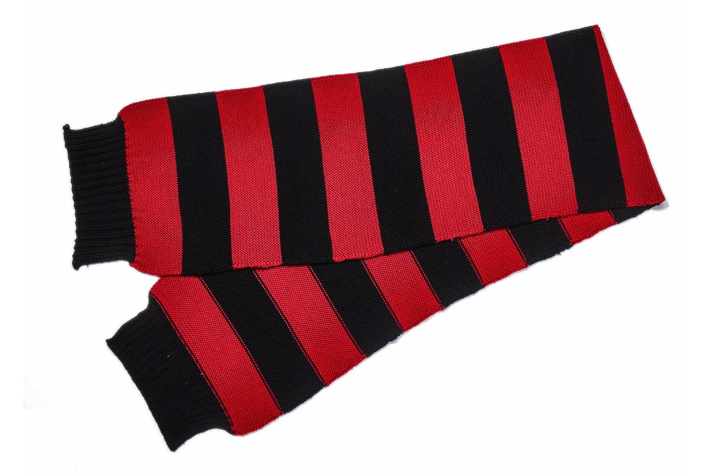 BUCO STRIPED WOOL KNIT SCARF - Image 3