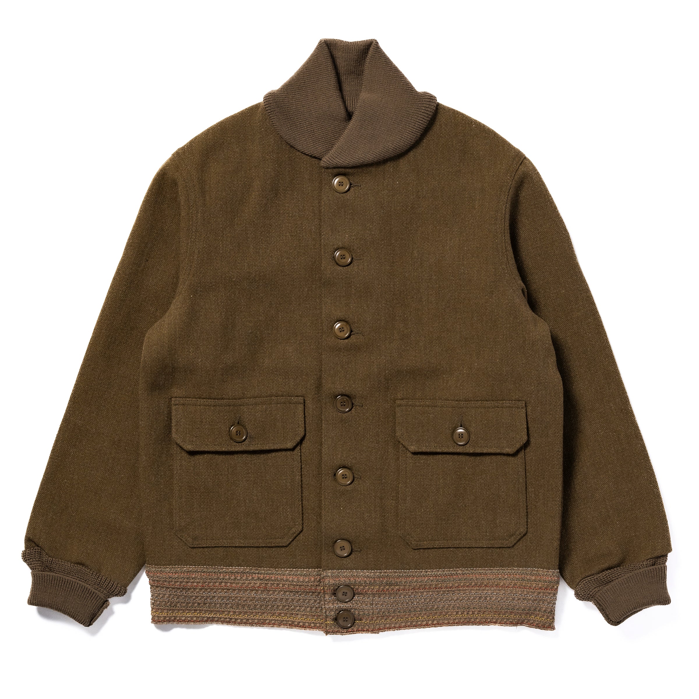 C.C.C. WOOL JACKET / OLIVE