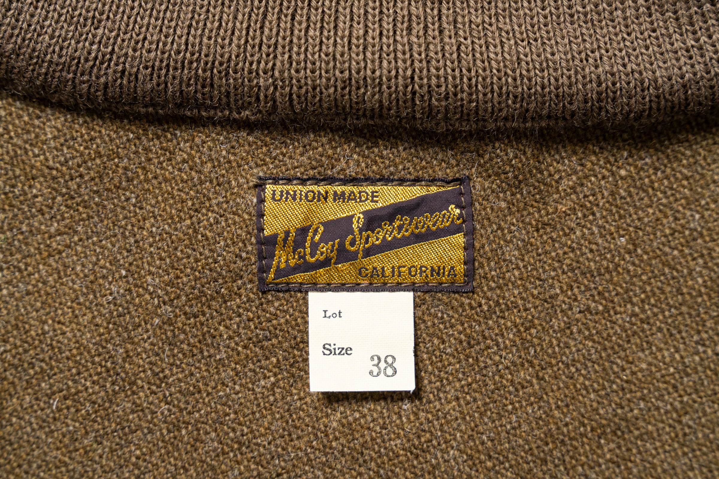 C.C.C. WOOL JACKET / OLIVE - Image 4