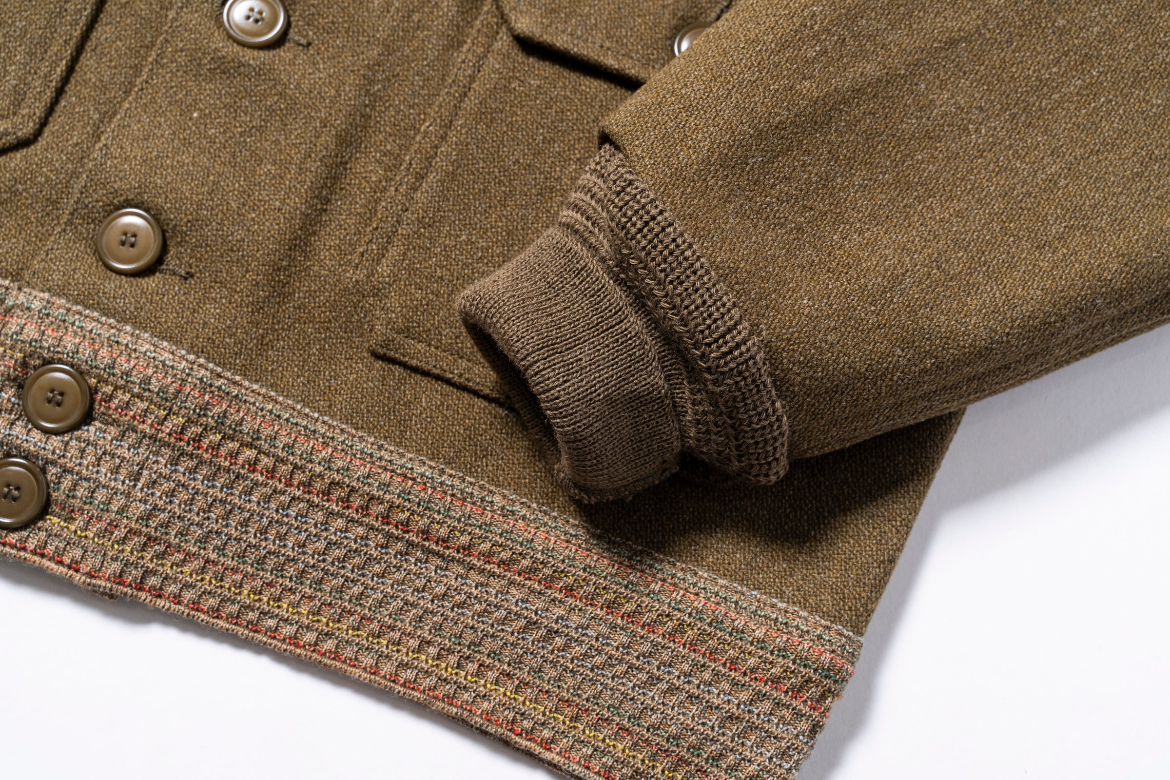 C.C.C. WOOL JACKET / OLIVE - Image 6