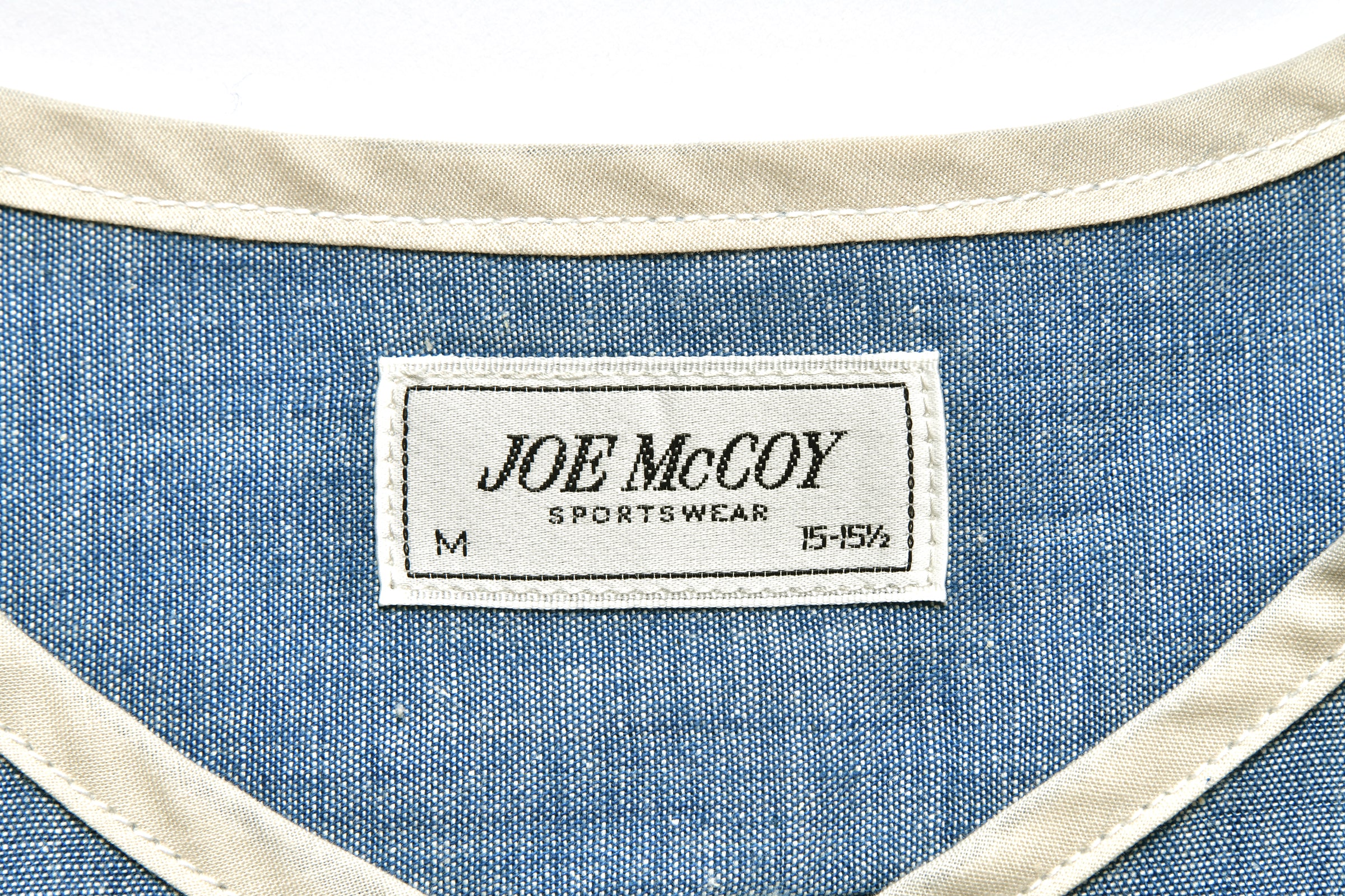 CHAMBRAY PULLOVER STRIPE SUMMER SHIRT - Image 4