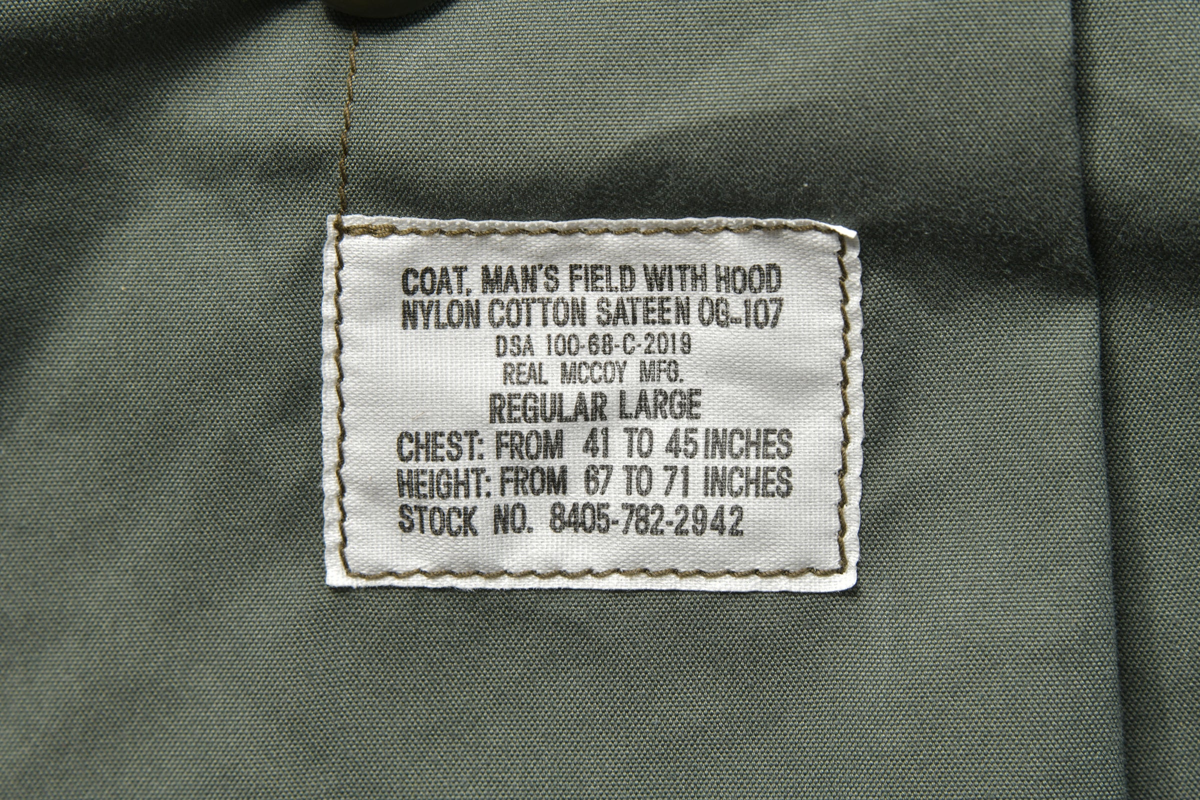 COAT, MAN'S, FIELD, M-65 - Image 4
