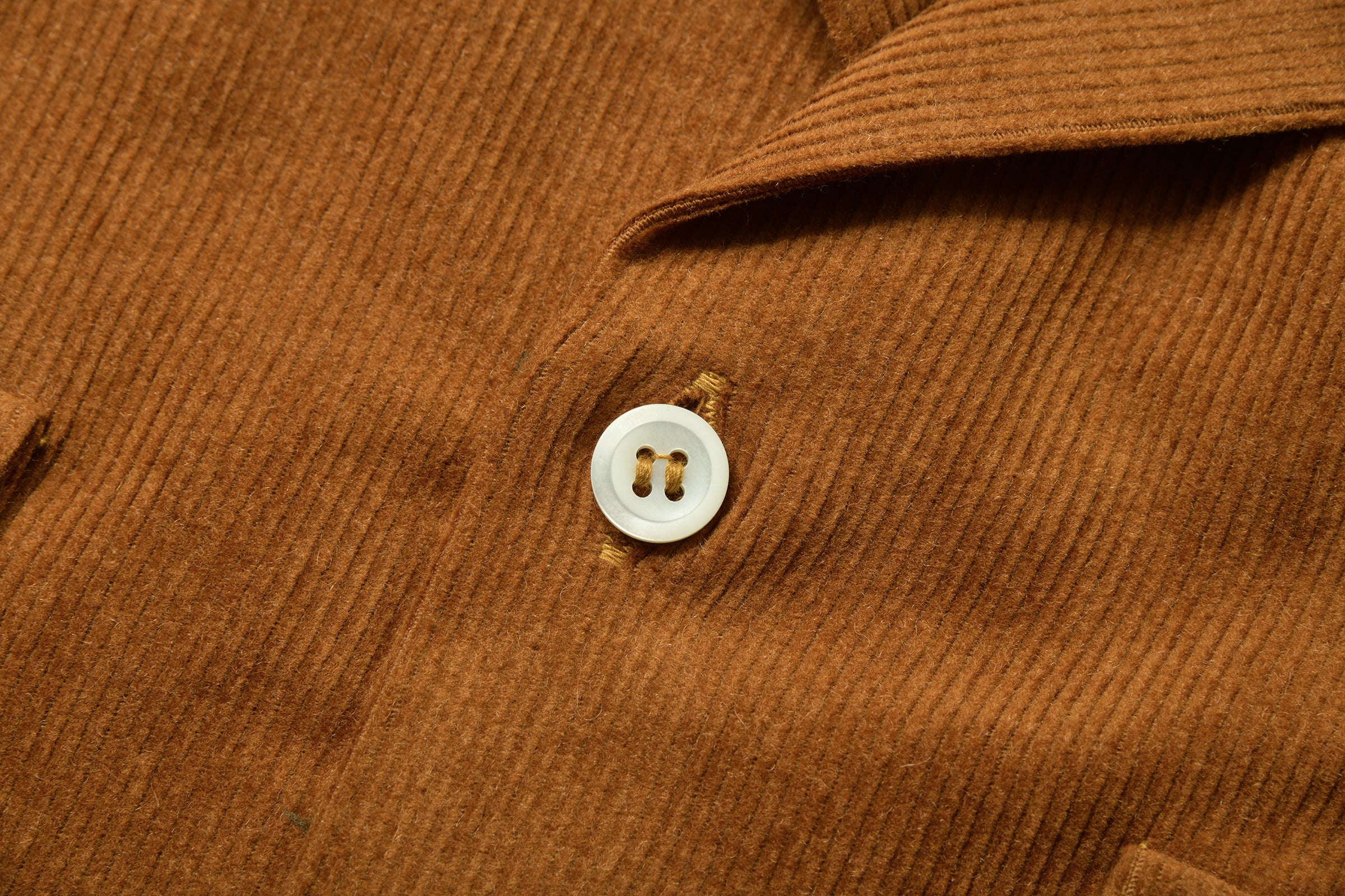 CORDUROY OPEN COLLAR SHIRT - Image 5
