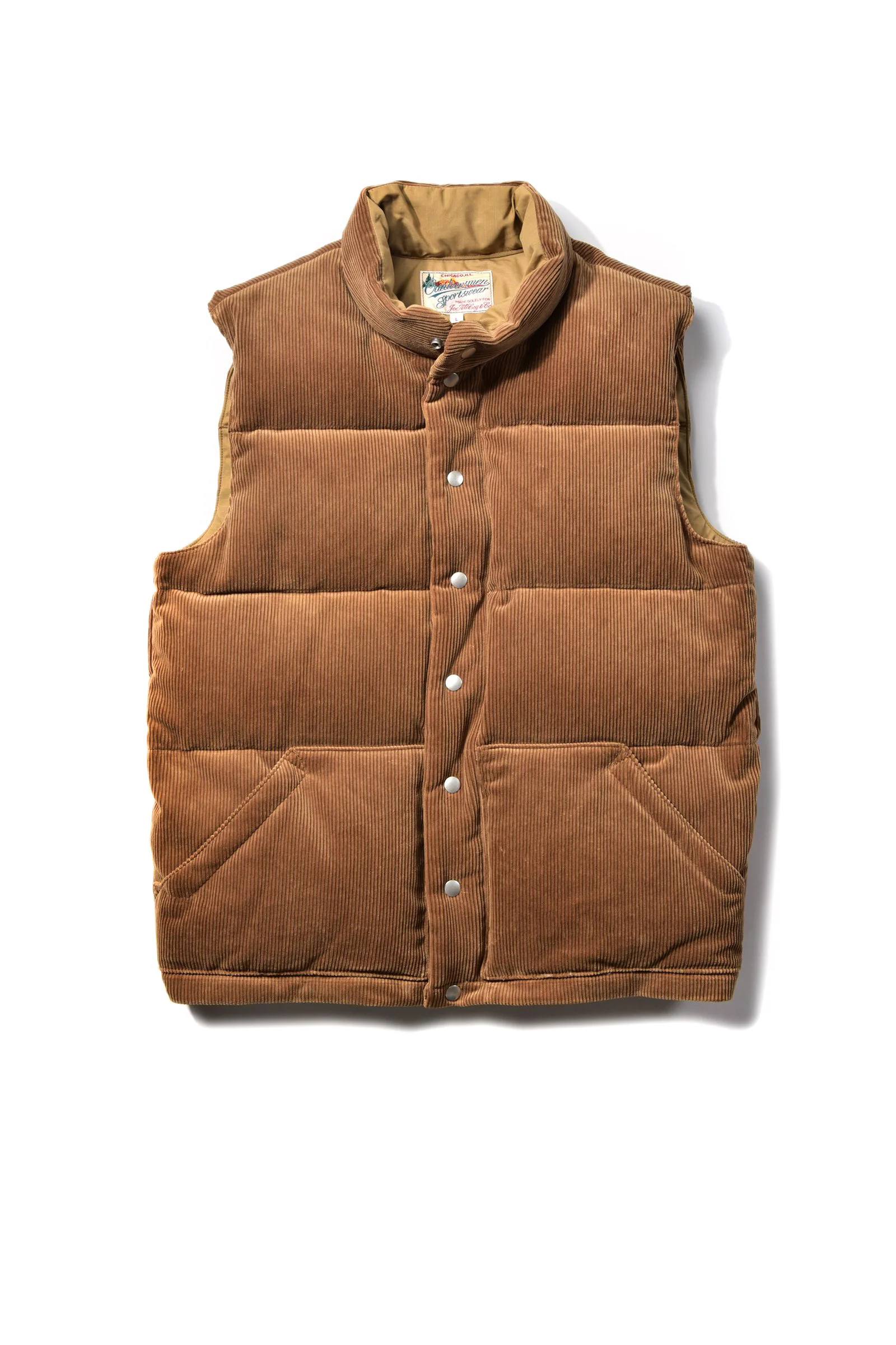 CORDUROY DOWN VEST