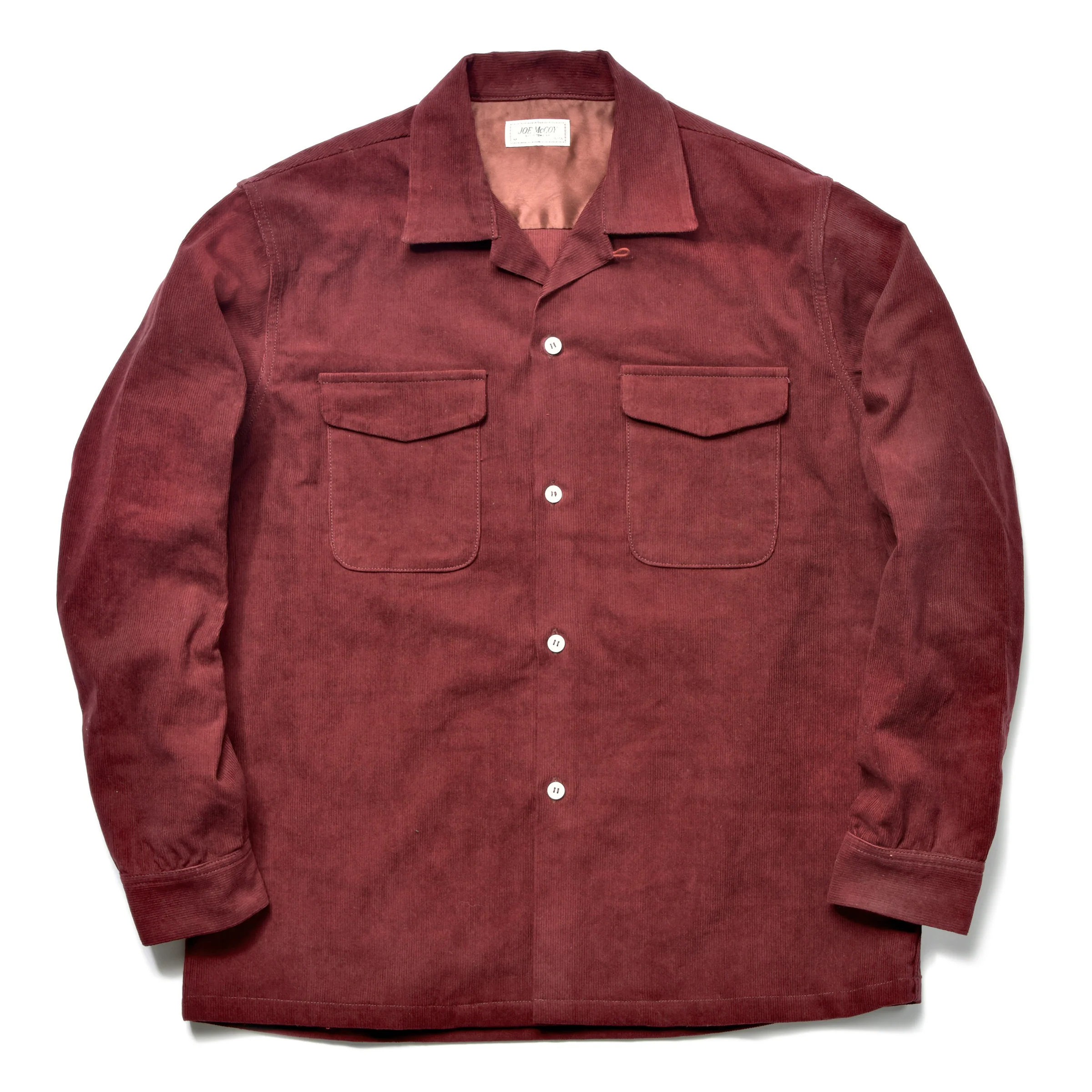 CORDUROY OPEN COLLAR SHIRT - Image 2